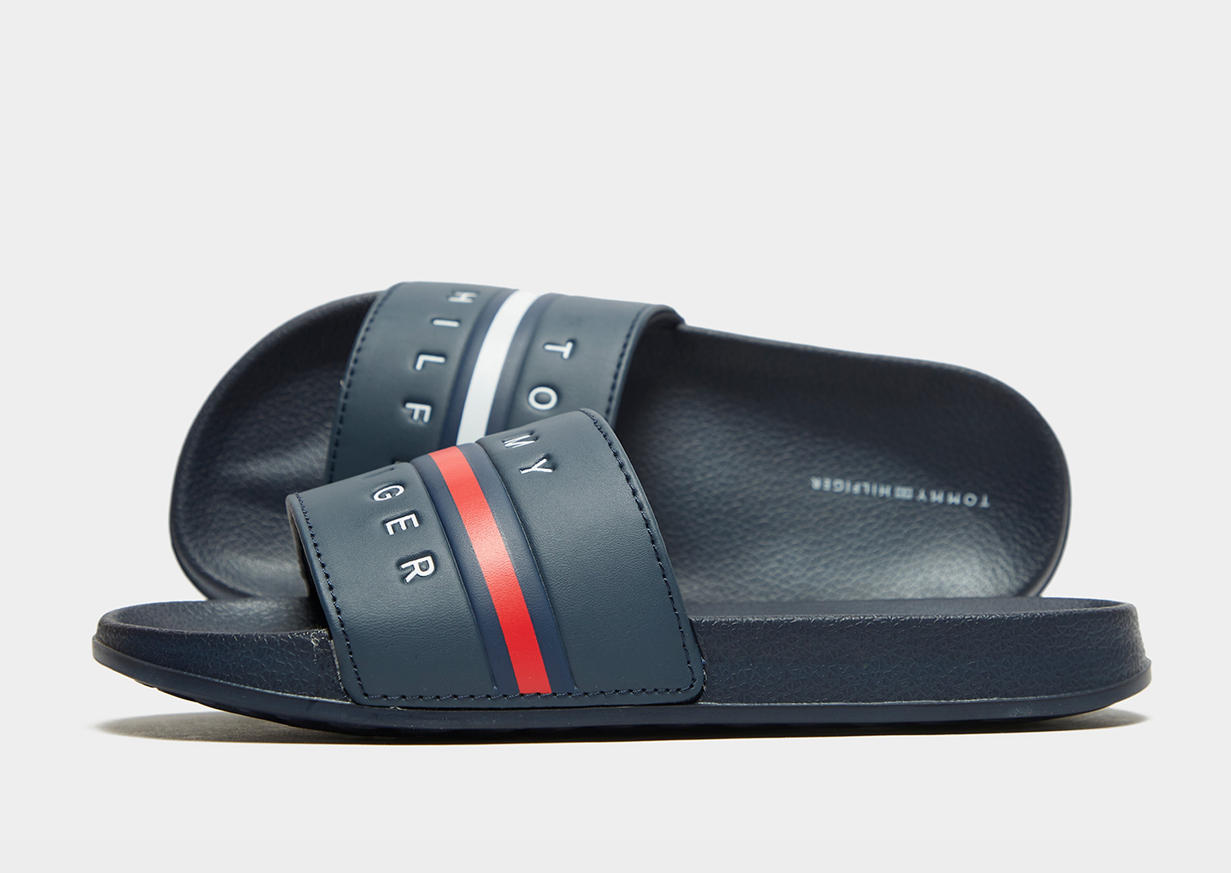 

Tommy Hilfiger Flag Print Slides Junior - Blue - Kids, Blue