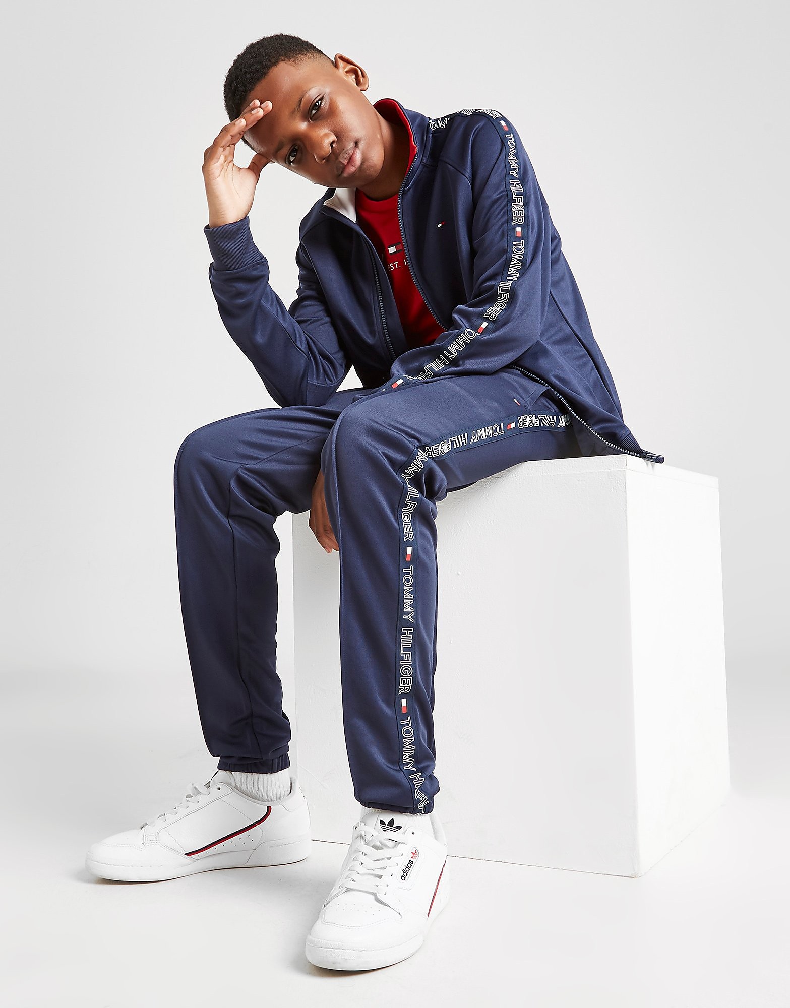 

Tommy Hilfiger Tape Track Pants Junior - Navy - Kids, Navy