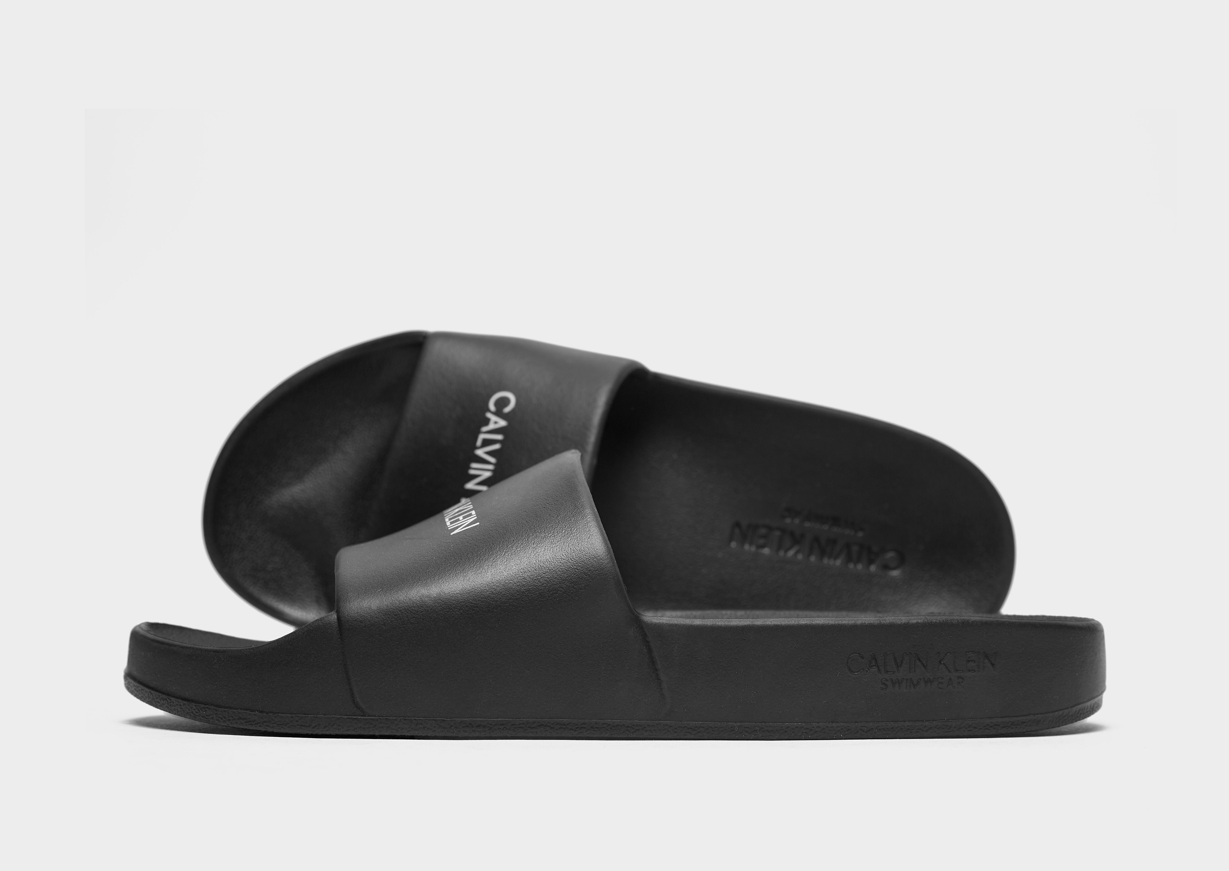

Calvin Klein Pool Slides Junior - Black - Kids, Black