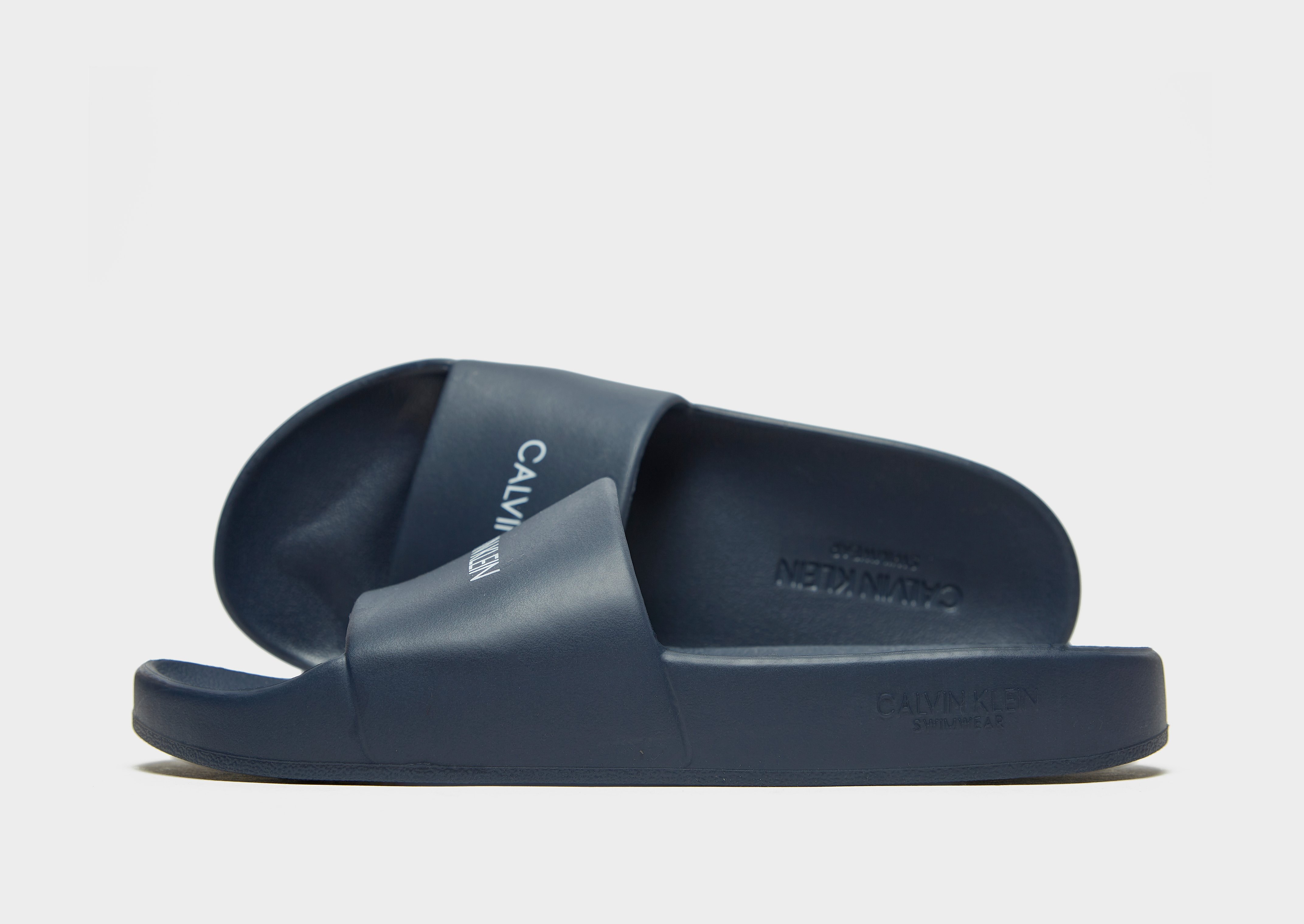 Calvin Klein Pool Slides Junior - Navy - Kids, Navy