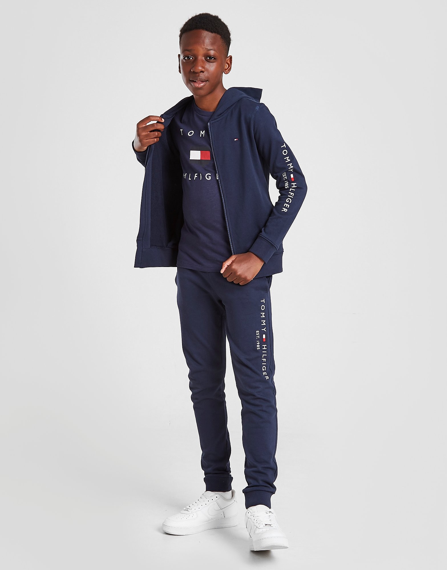 

Tommy Hilfiger Essential Full Zip Hoodie Junior - Navy - Kids, Navy