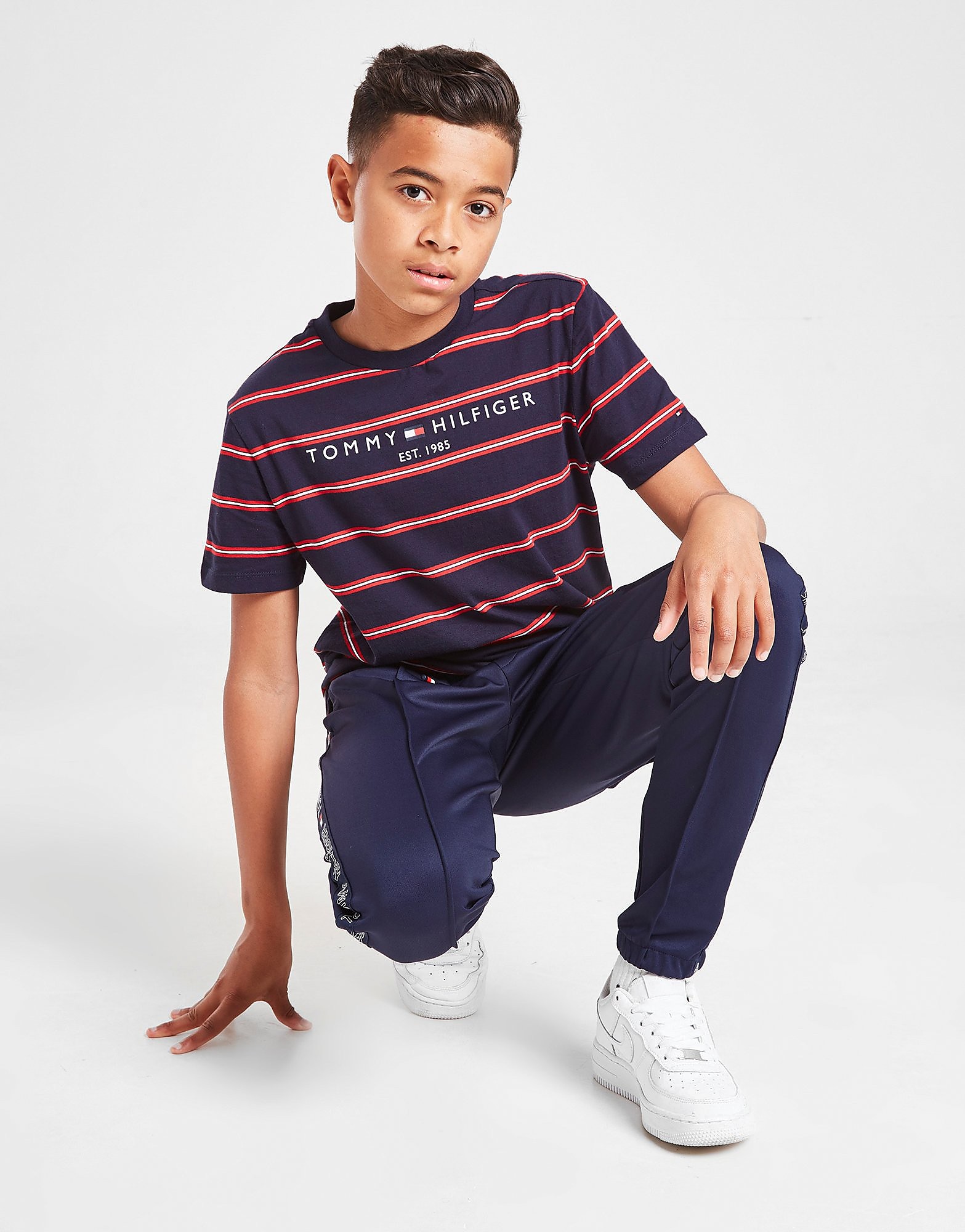 

Tommy Hilfiger Essential Stripe T-Shirt Junior - Navy - Kids, Navy