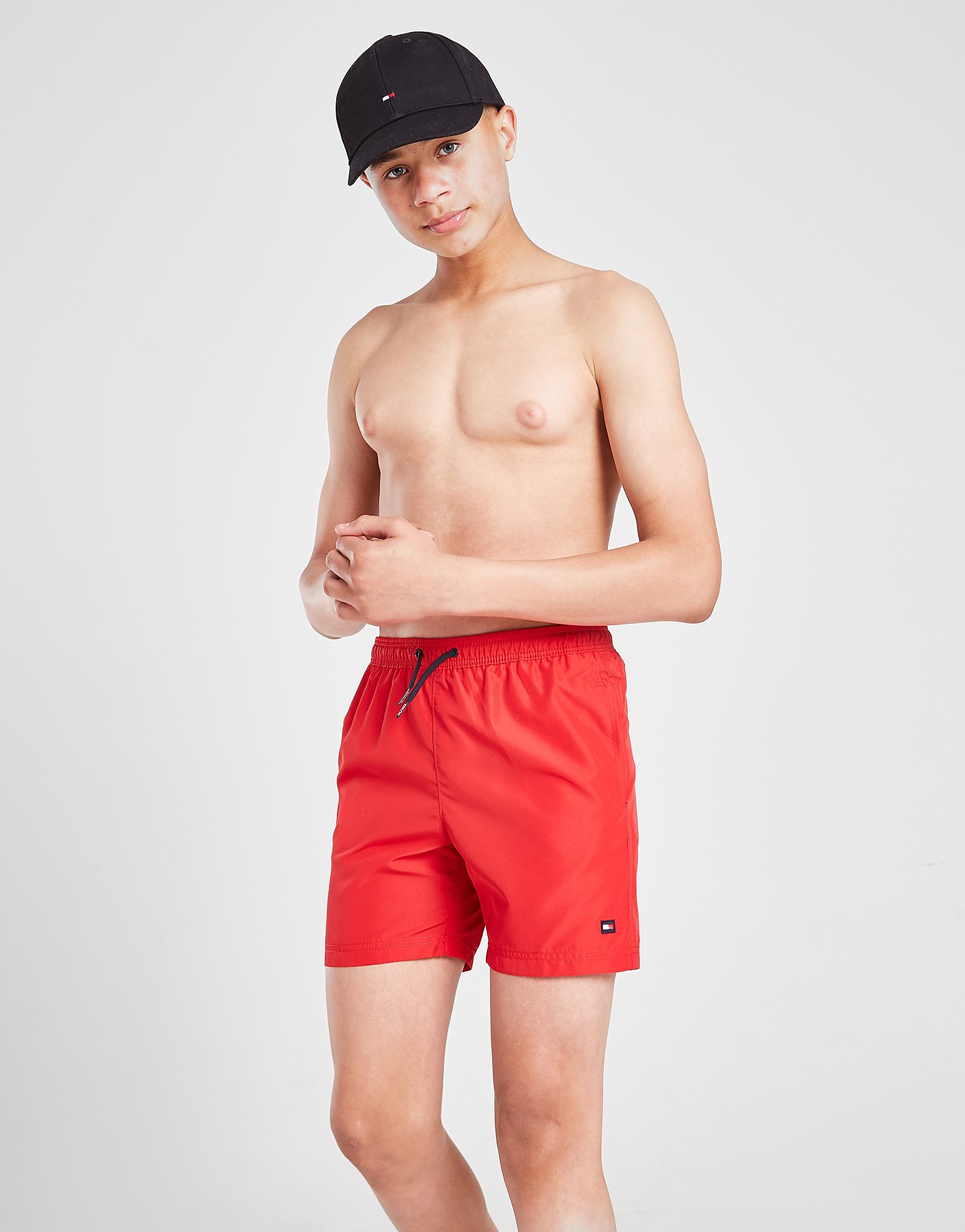 

Tommy Hilfiger Small Flag Swim Shorts Junior - Red - Kids, Red