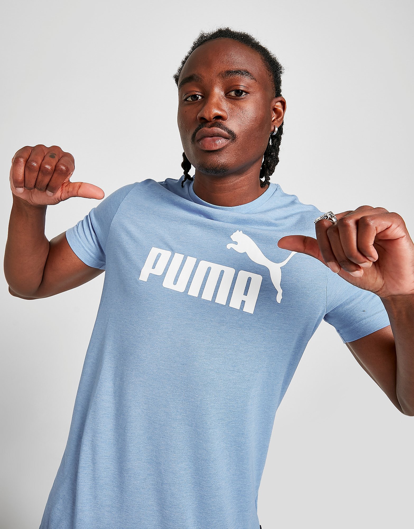 

Puma No. 1 Logo T-Shirt - Blue - Mens, Blue