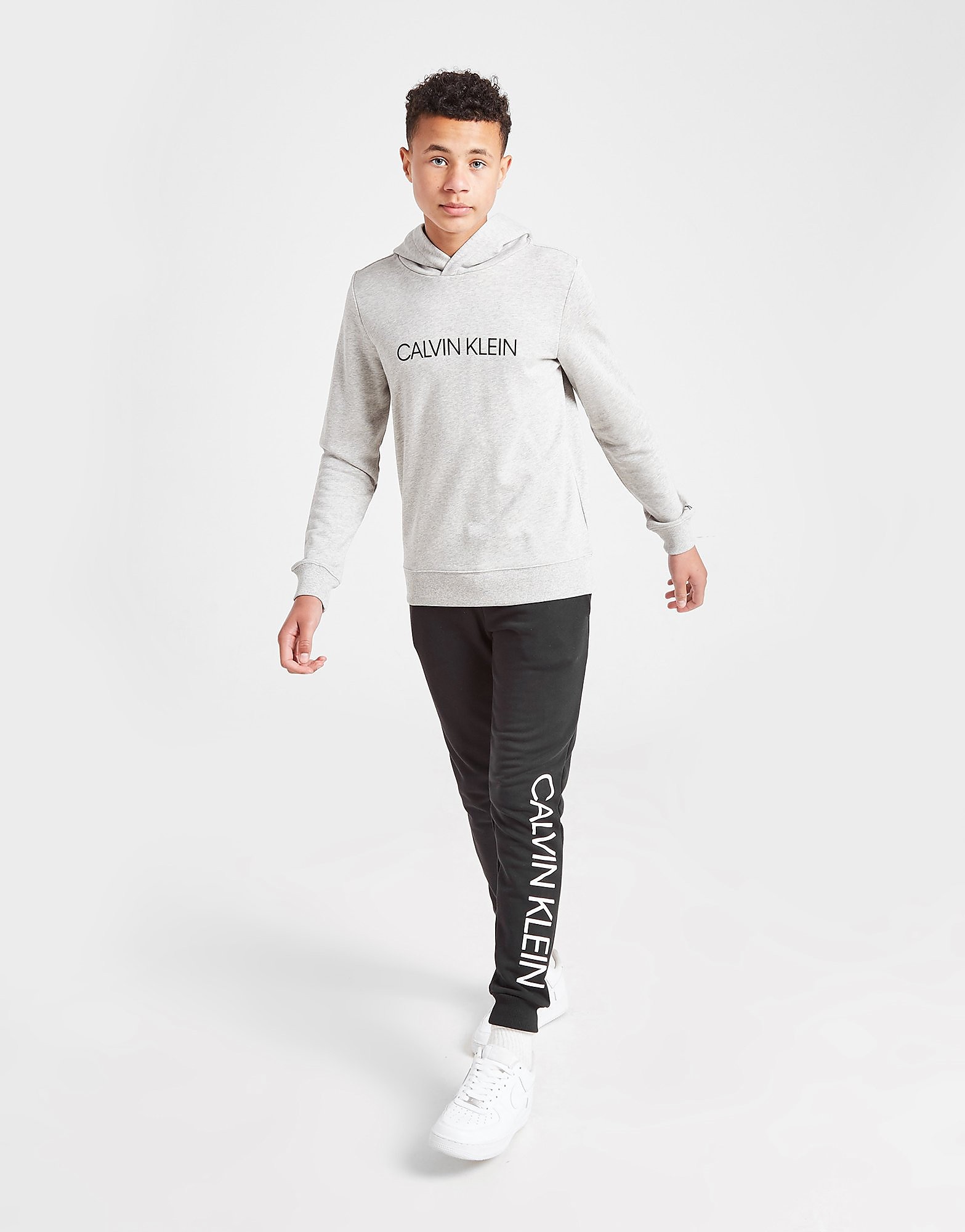 

Calvin Klein Institutional Logo Hoodie Junior - Grey - Kids, Grey