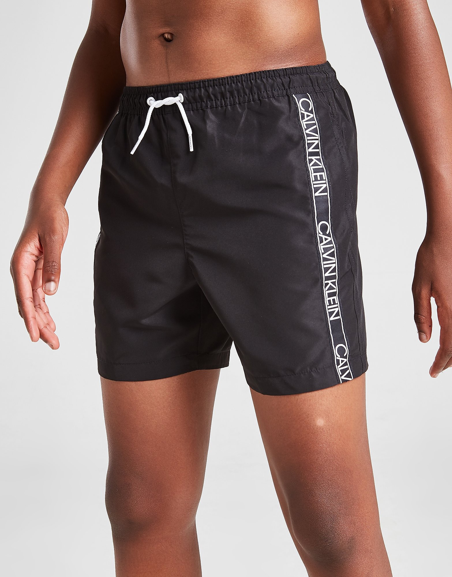 

Calvin Klein Tape Swim Shorts Junior - Black - Kids, Black