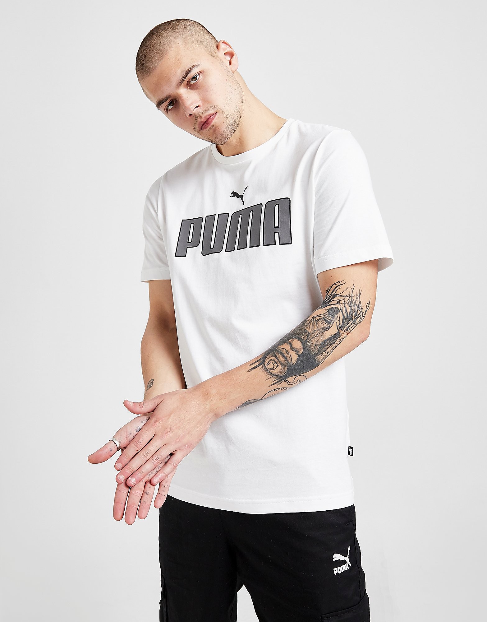 

Puma New Logo T-Shirt - White - Mens, White