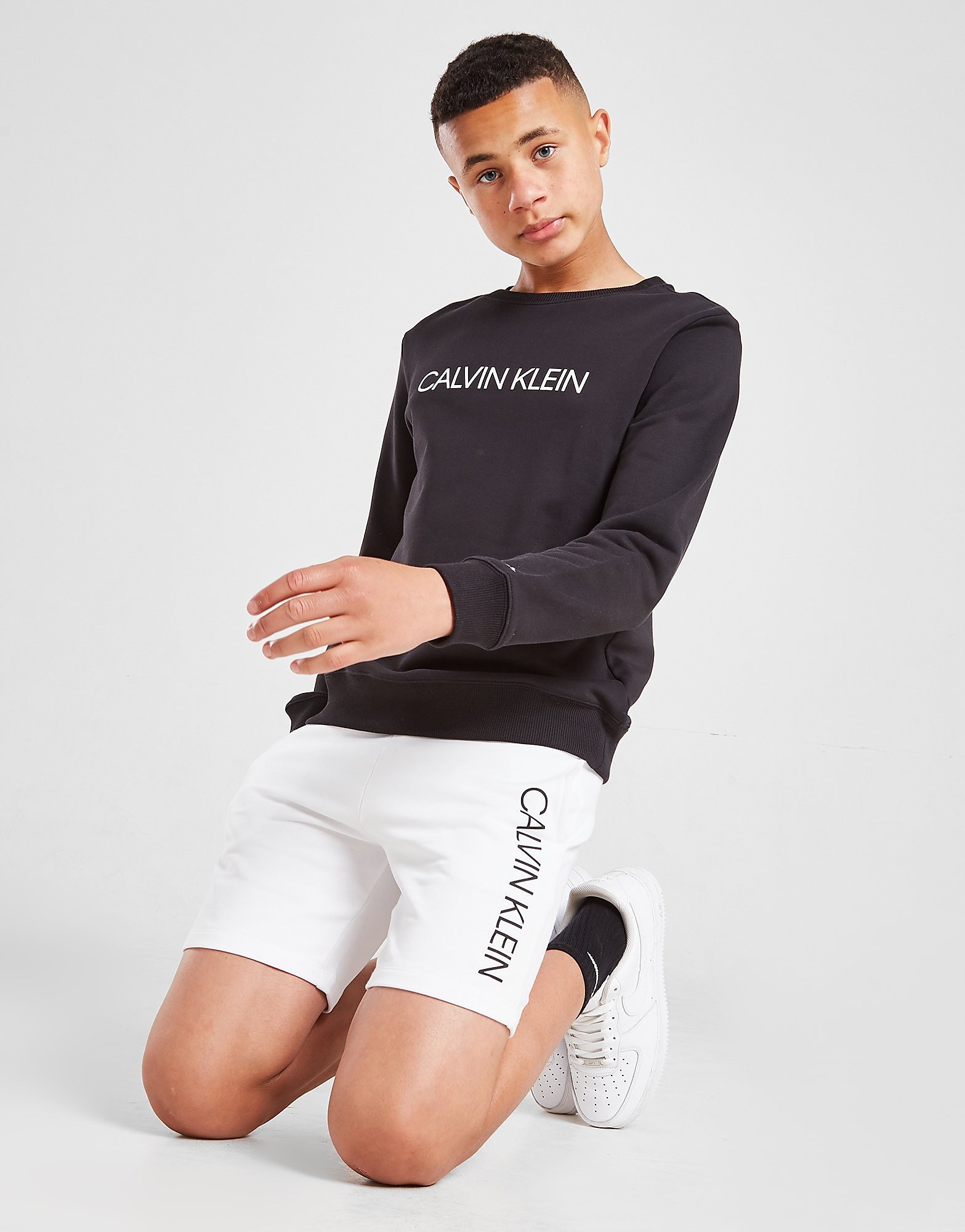 

Calvin Klein Jeans Institutional Logo Shorts Junior - White - Kids, White