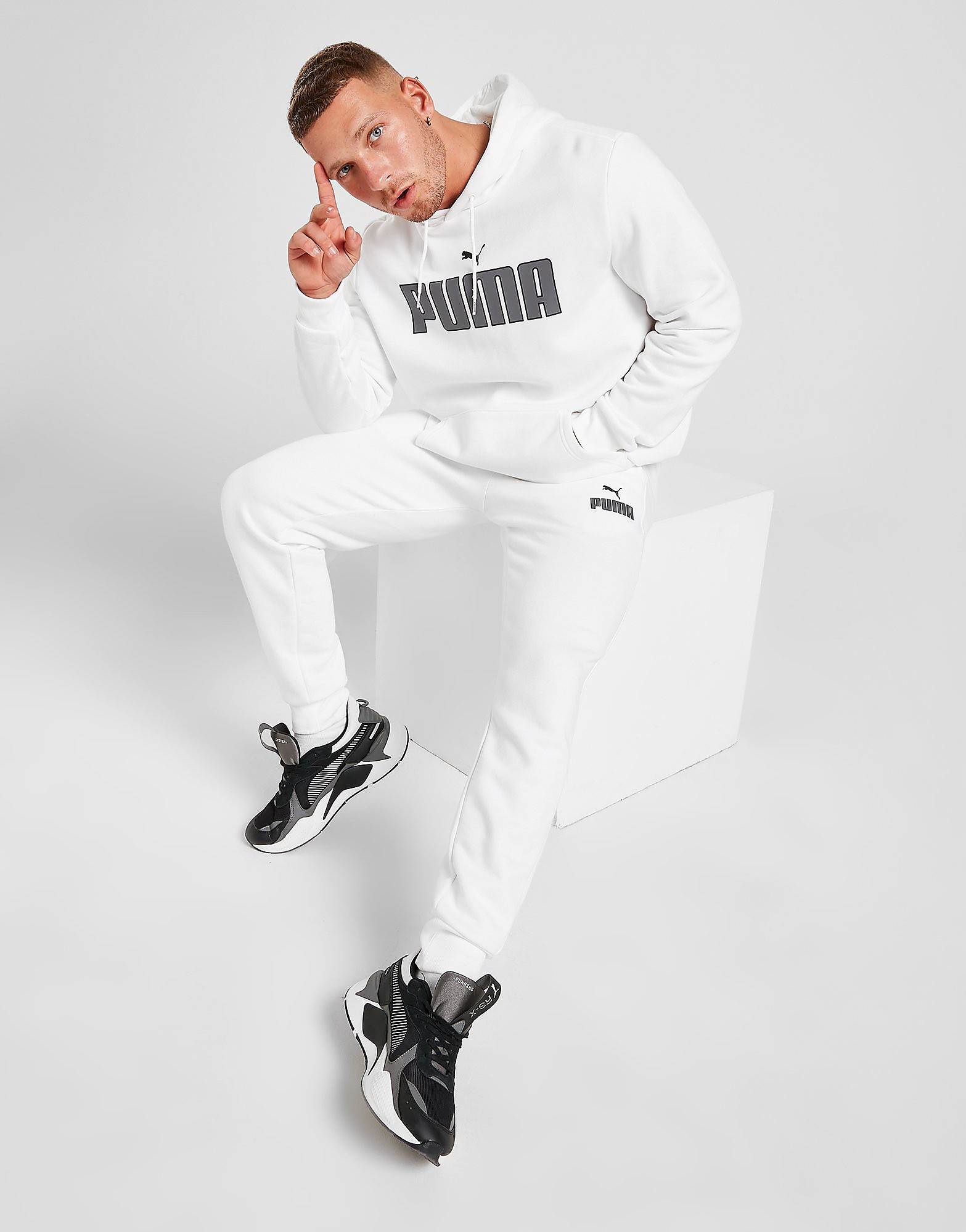 

Puma Core Joggers - White - Mens, White