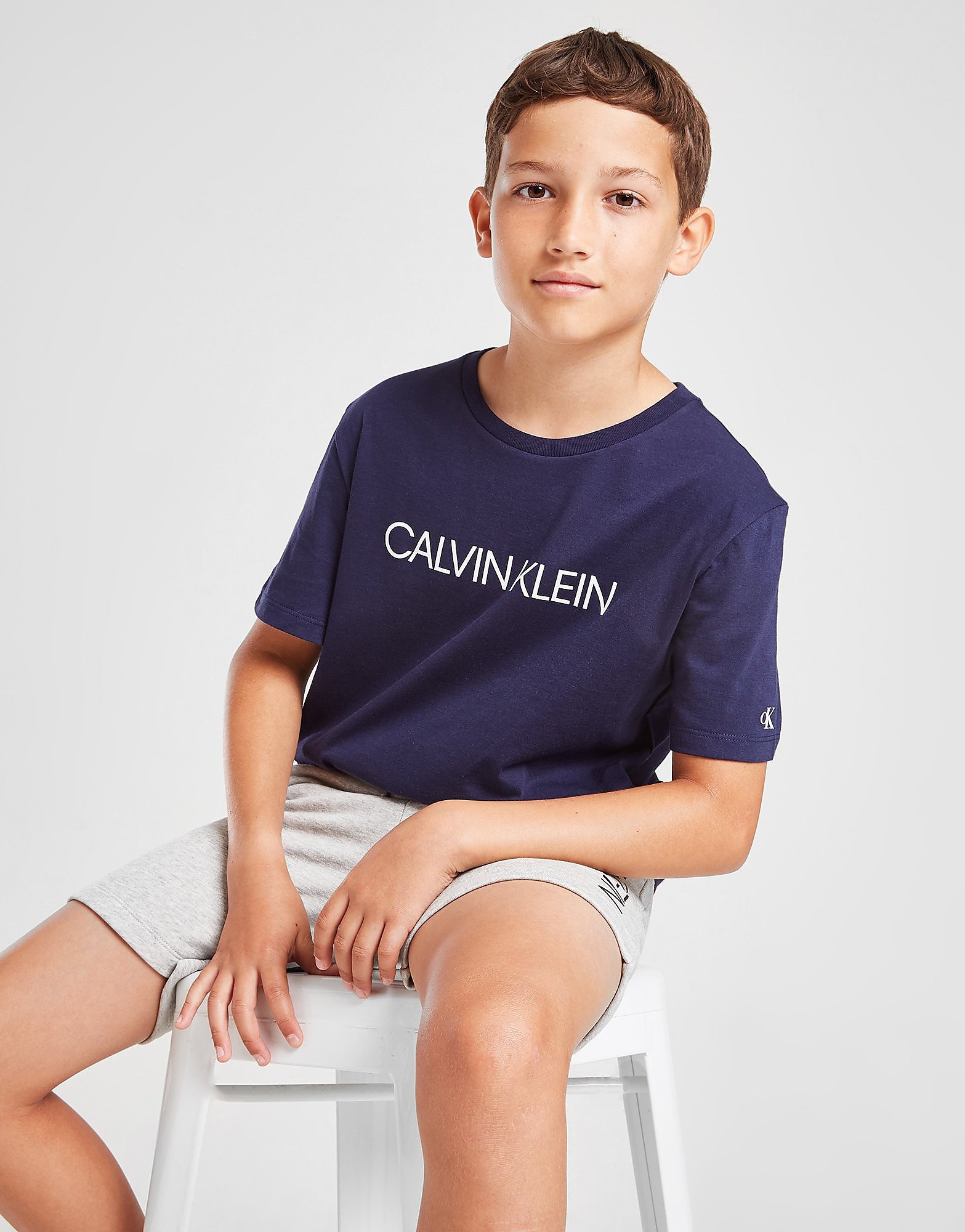 

Calvin Klein Institutional Logo T-Shirt Junior - Navy - Kids, Navy