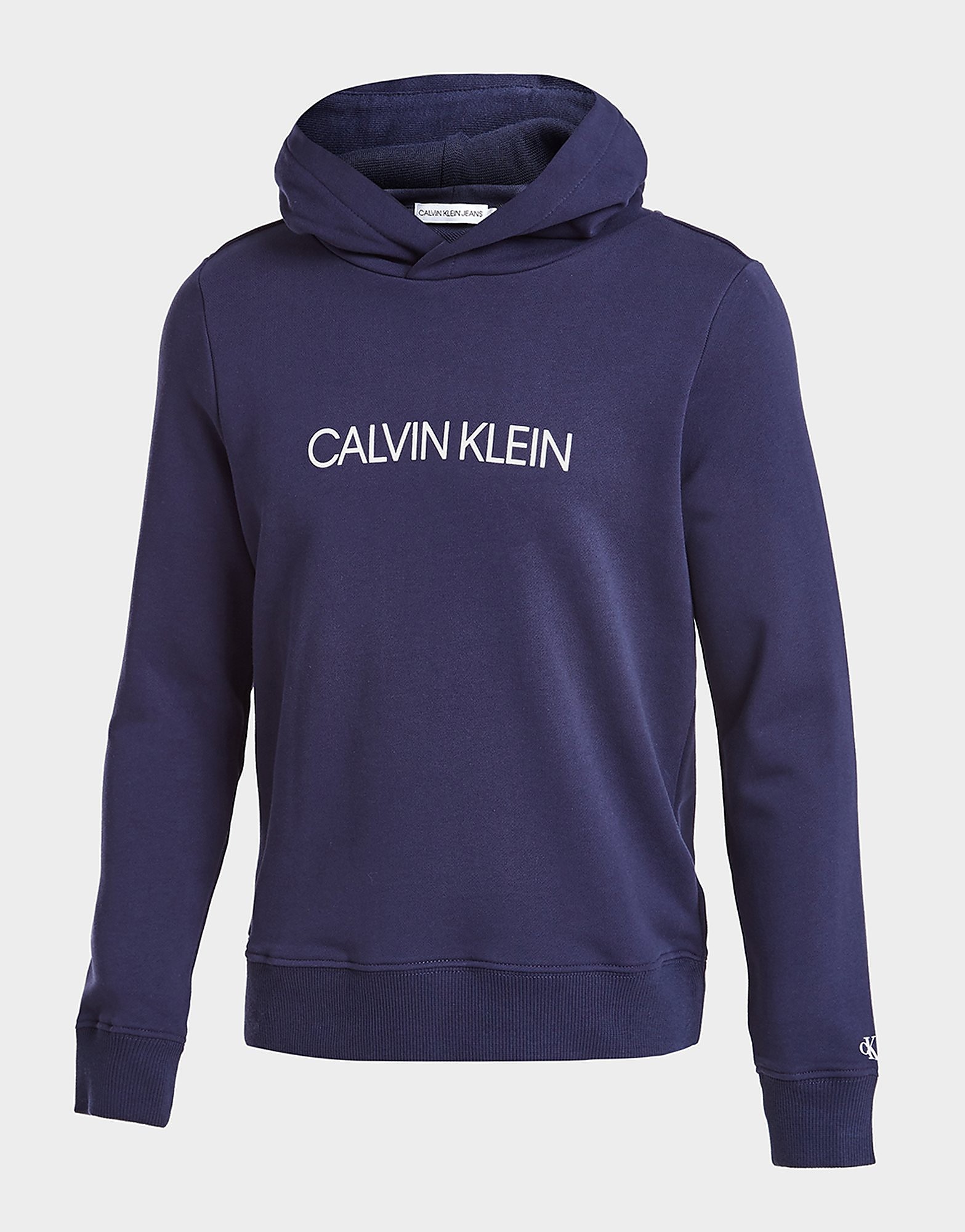

Calvin Klein Institutional Logo Overhead Hoodie Junior - Blue - Kids, Blue