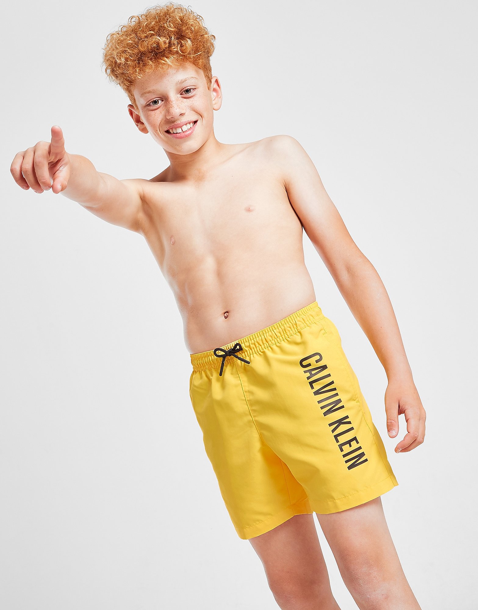 

Calvin Klein Power Swim Shorts Junior - Yellow - Kids, Yellow