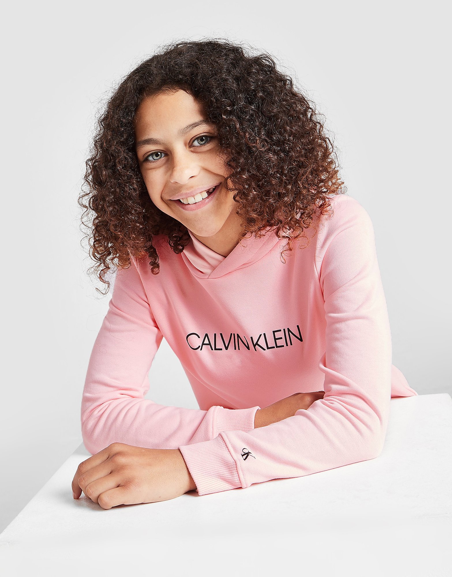 

Calvin Klein Girls' Institutional Logo Hoodie Junior - Pink - Kids, Pink