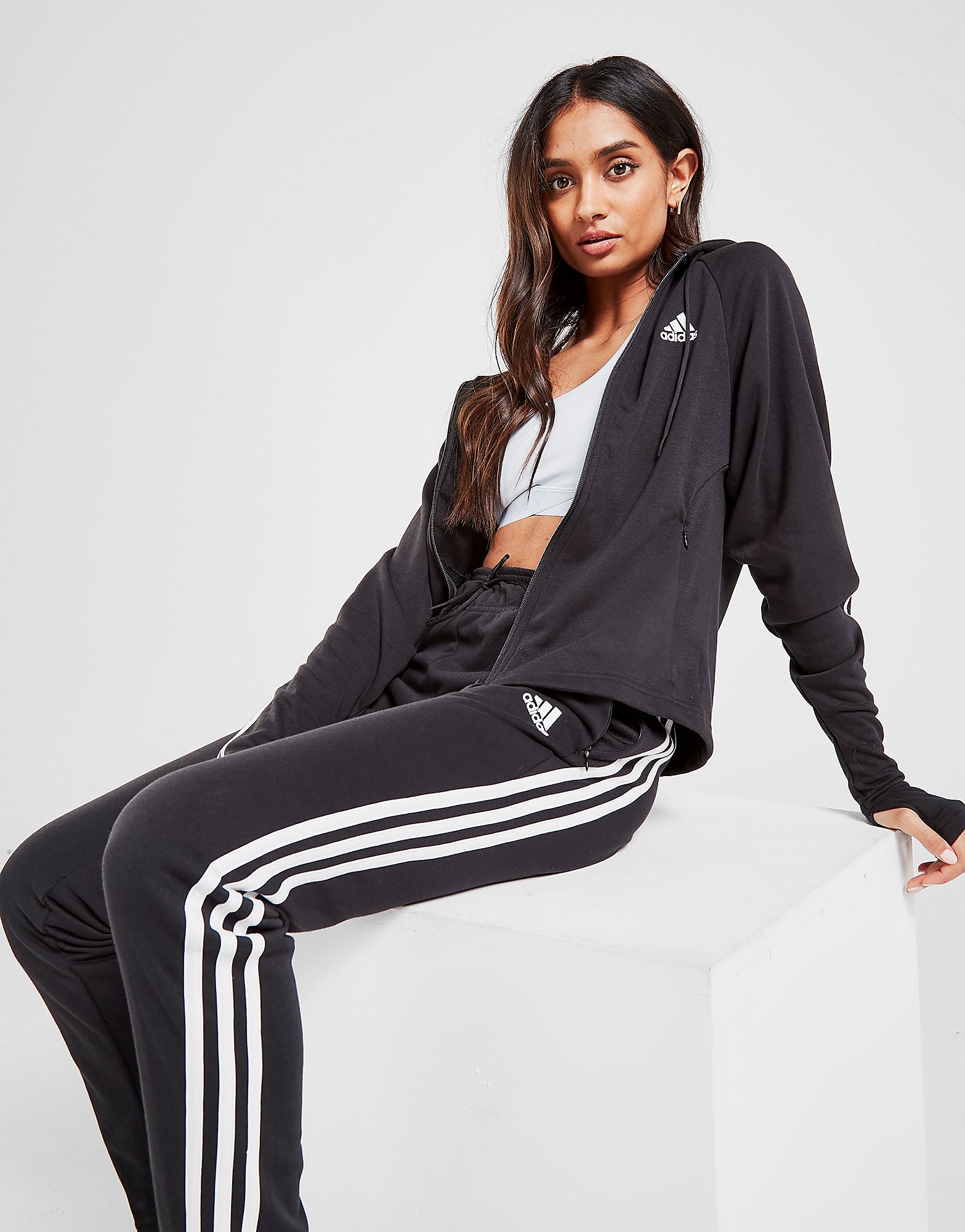 

adidas Energy Tracksuit - Black - Womens, Black