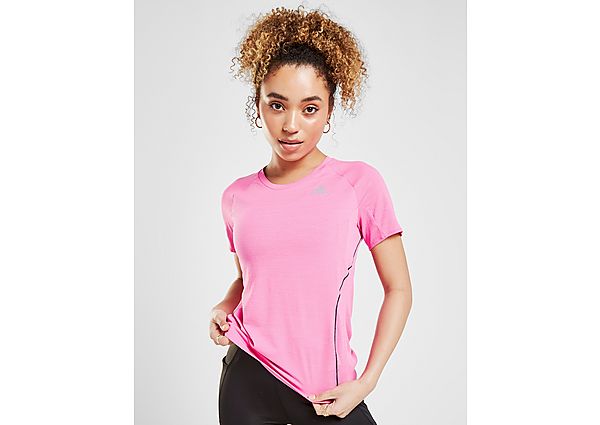 adidas T-shirt Runner - Screaming Pink, Screaming Pink