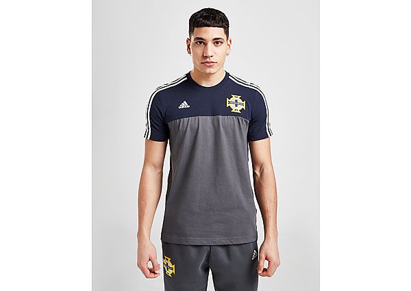 adidas T-Shirt à Manches Courtes à 3-Stripes d'Irlande du Nord Homme