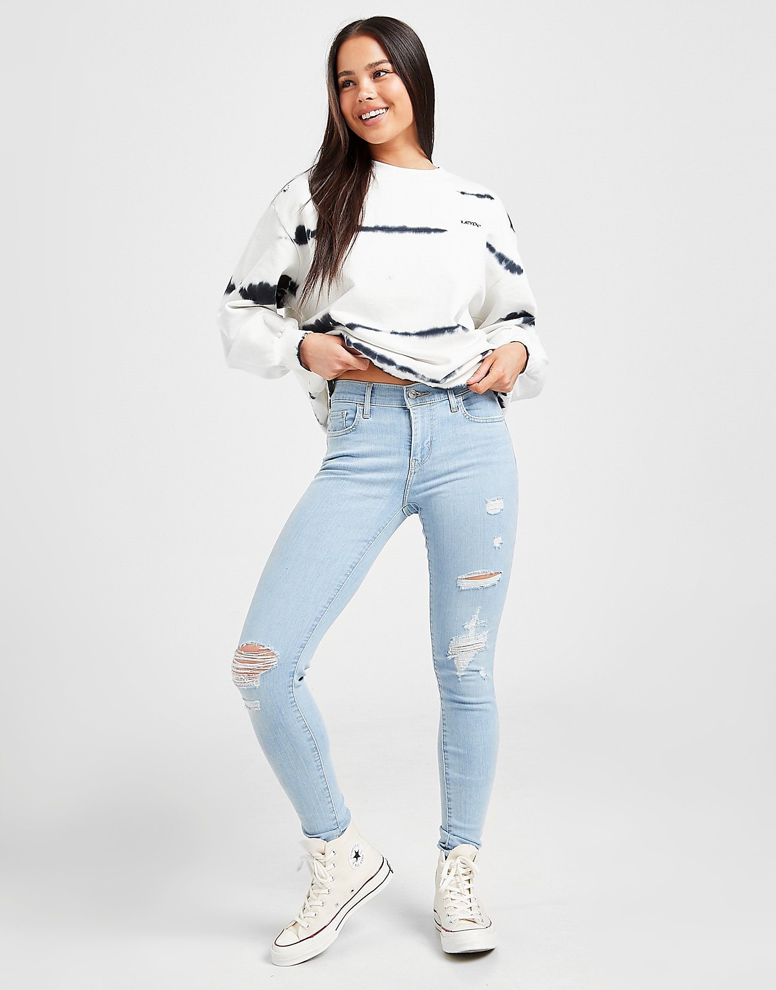 

Levis 710 Super Skinny Jeans - Blue - Womens, Blue