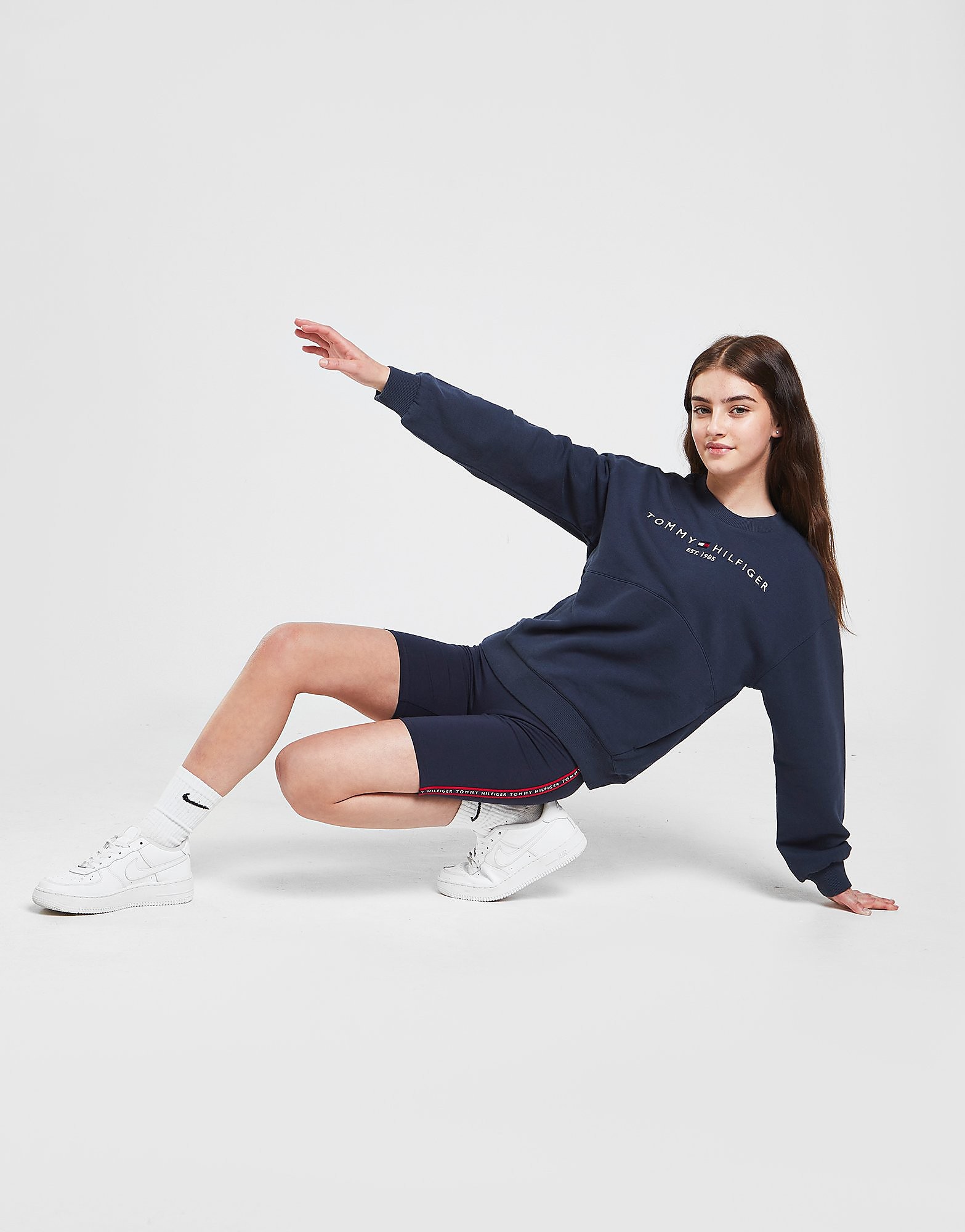 

Tommy Hilfiger Girls' Essential Cycle Shorts Junior - Navy - Kids, Navy