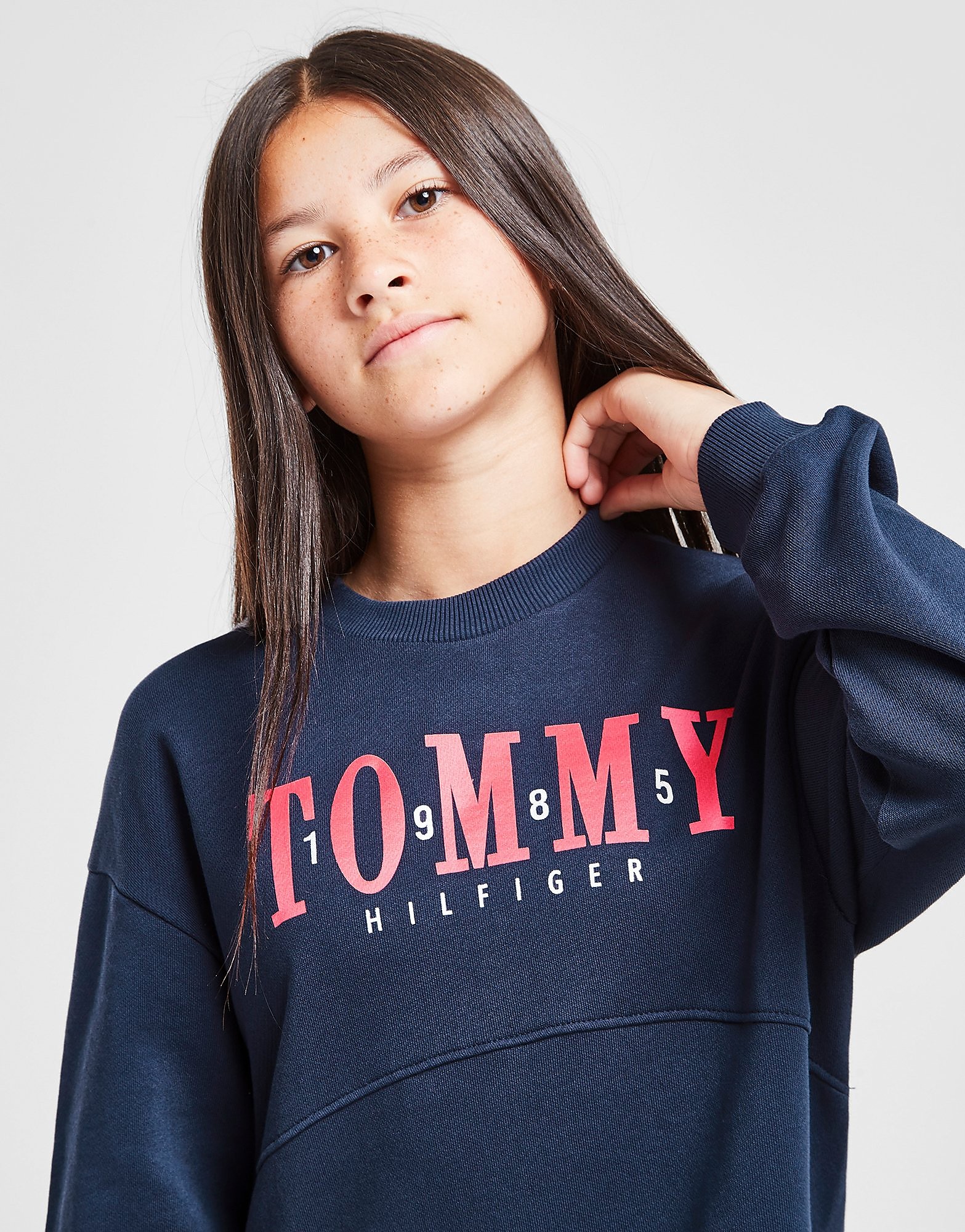 

Tommy Hilfiger Girls' Graphic Sweatshirt Dress Junior - Navy - Kids, Navy