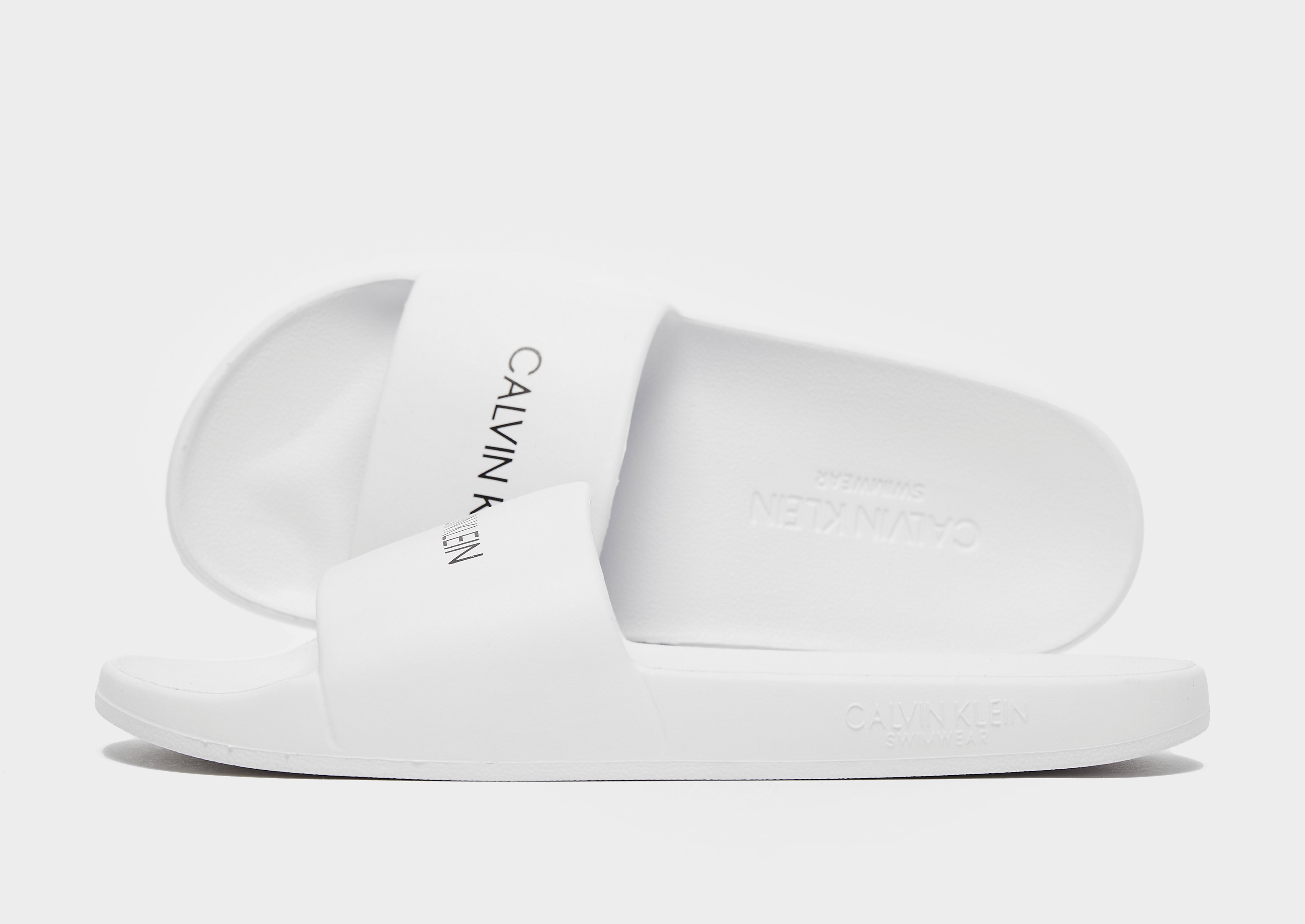 

Calvin Klein Pool Slides Children - White - Kids, White