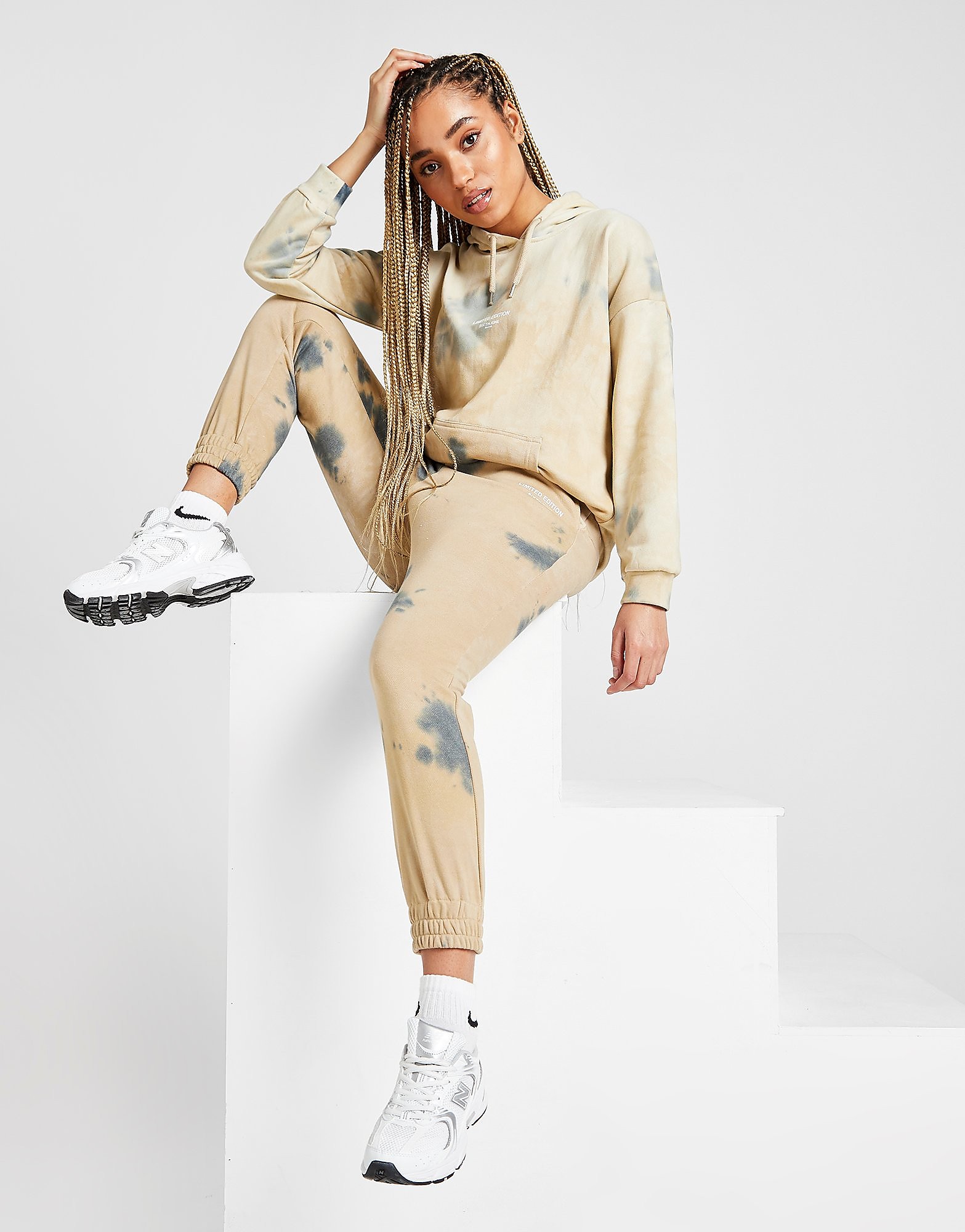 

Sixth June Tie Dye Joggers - Beige/Green - Womens, Beige/Green