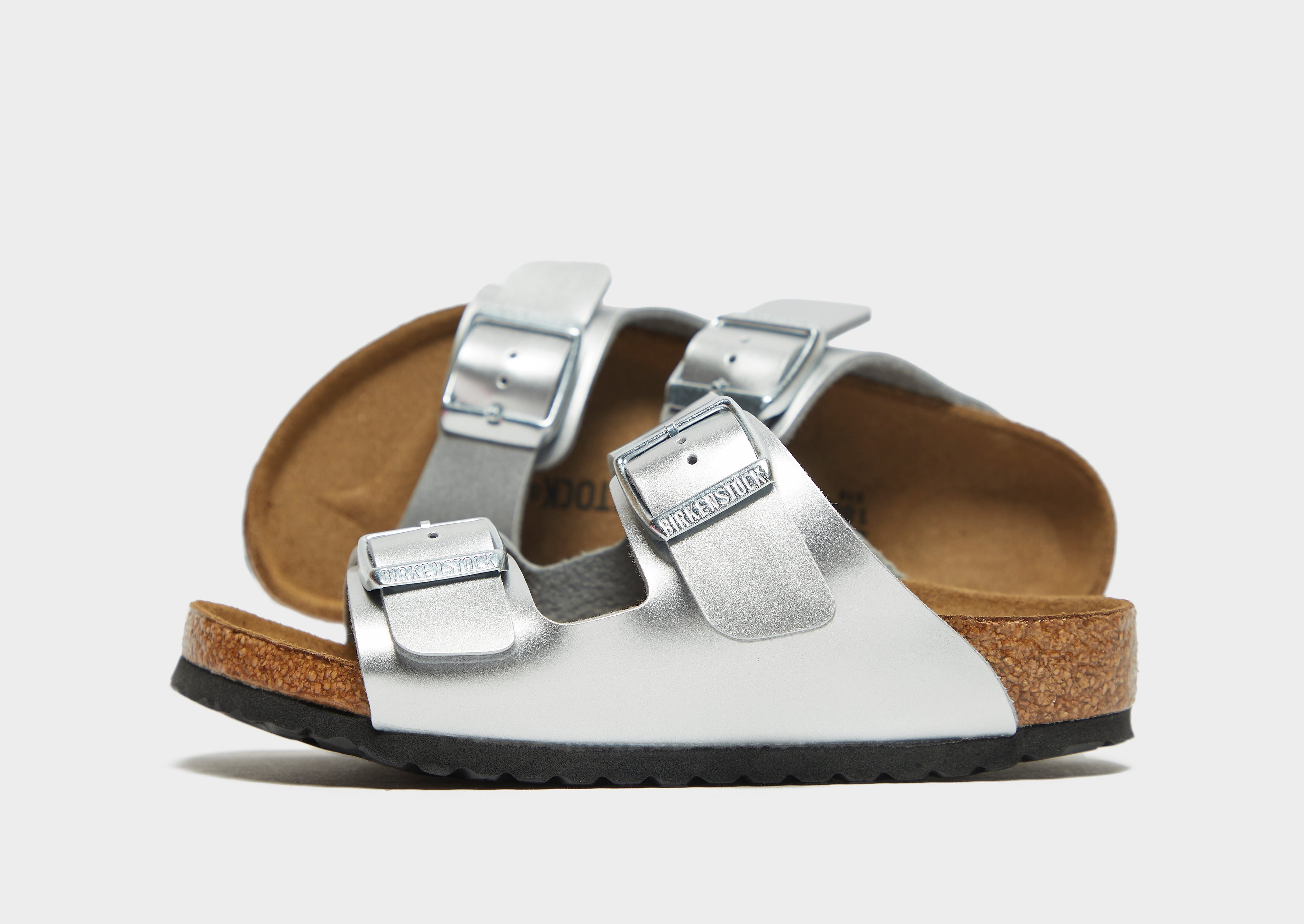Birkenstock Arizona Sandals Children - Silver - Kids, Silver