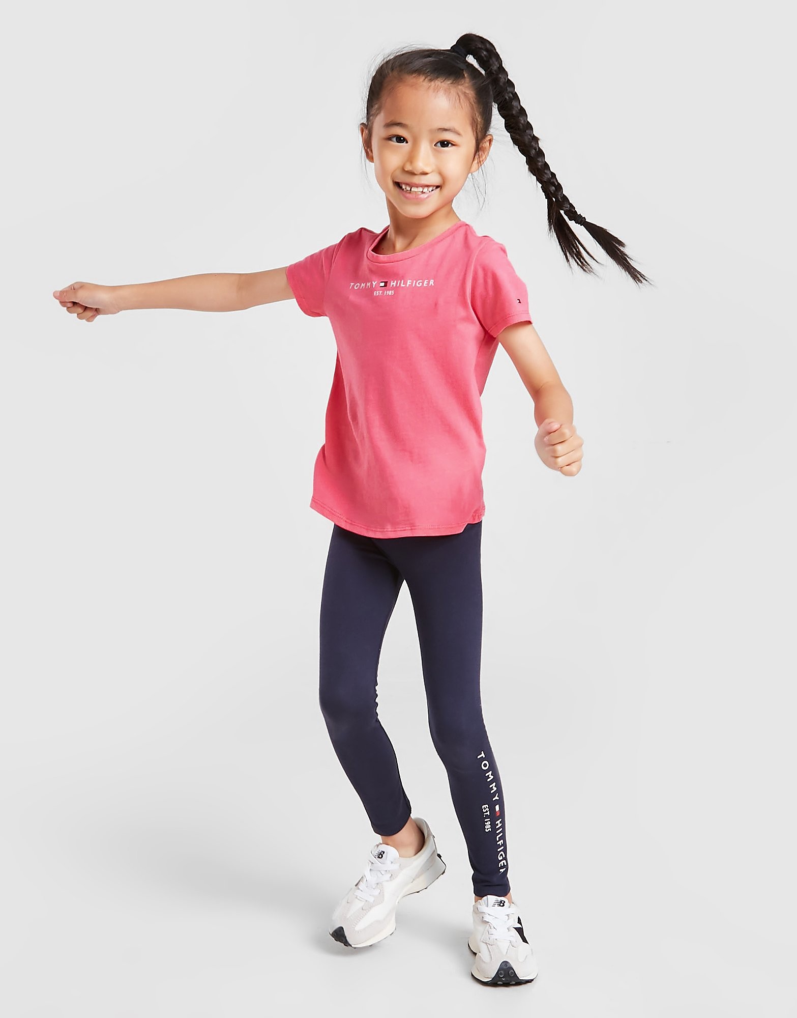 

Tommy Hilfiger Girls' Essential T-Shirt Children - Pink - Kids, Pink