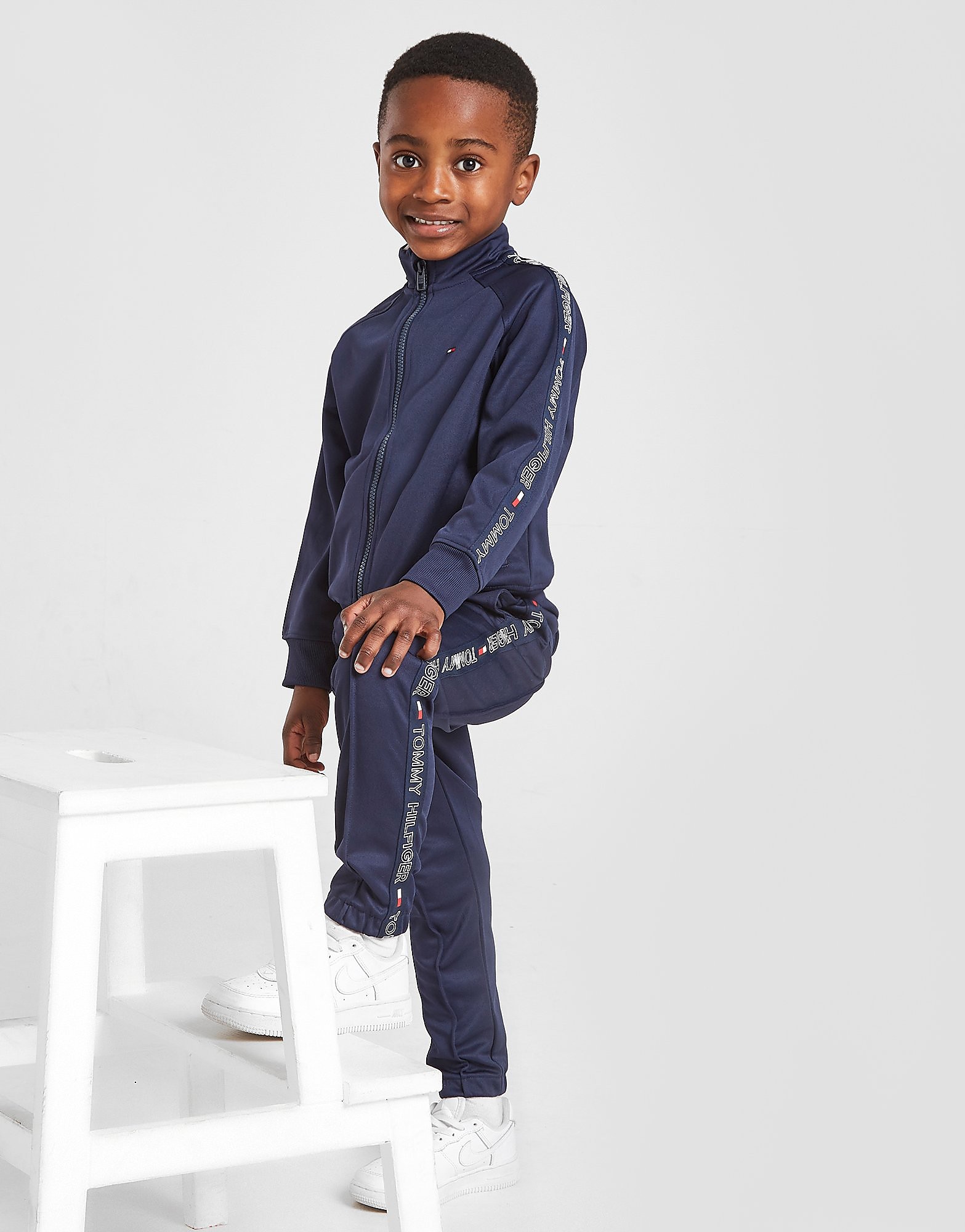 Tommy Hilfiger Tape Track Pants Children - Navy - Kids, Navy
