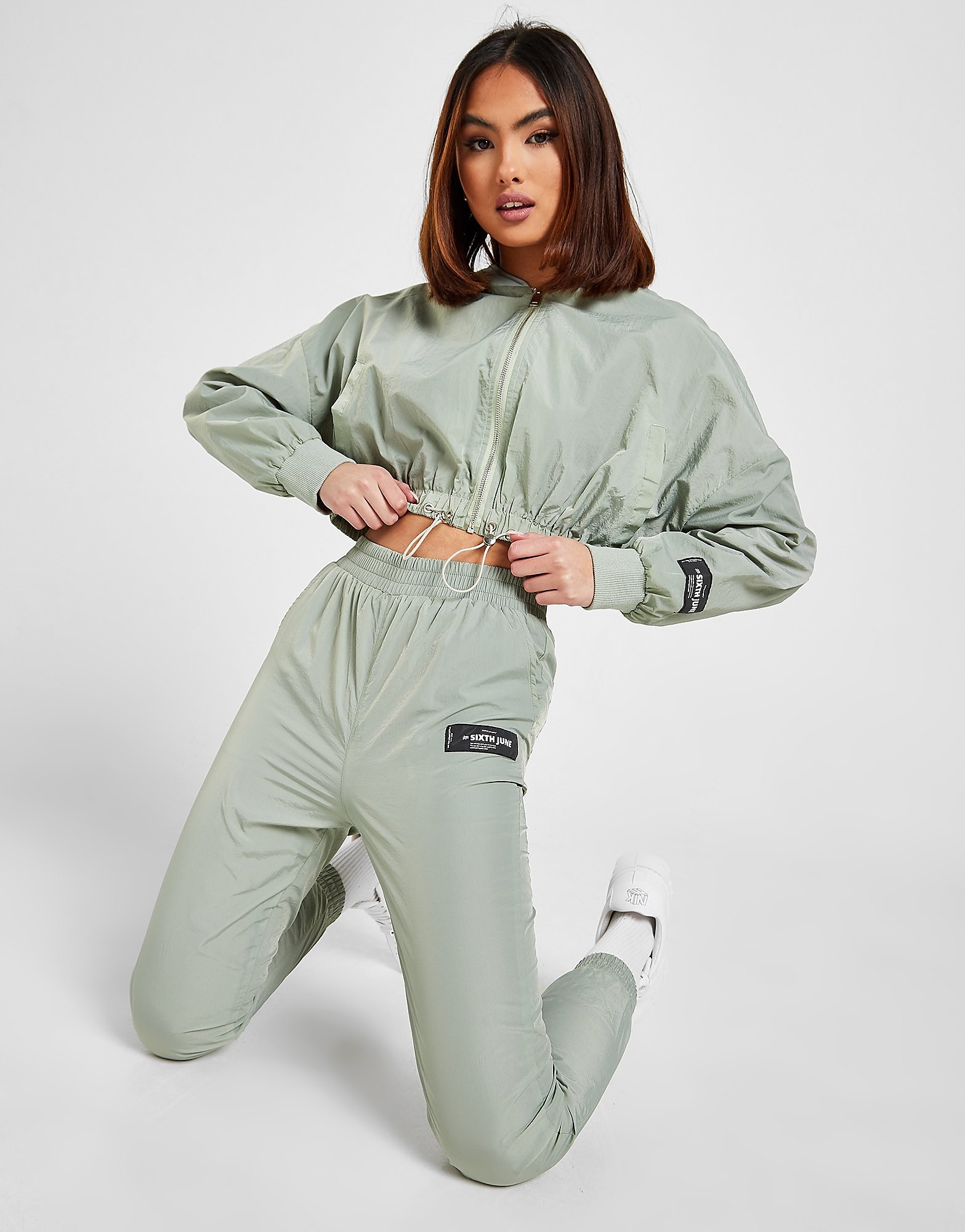 

Sixth June Woven Track Pants - Green - Womens, Green