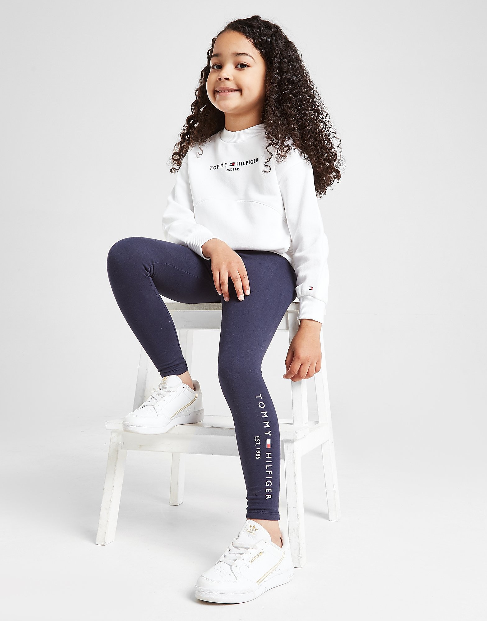 

Tommy Hilfiger Girls' Essential Leggings Children - Blue - Kids, Blue