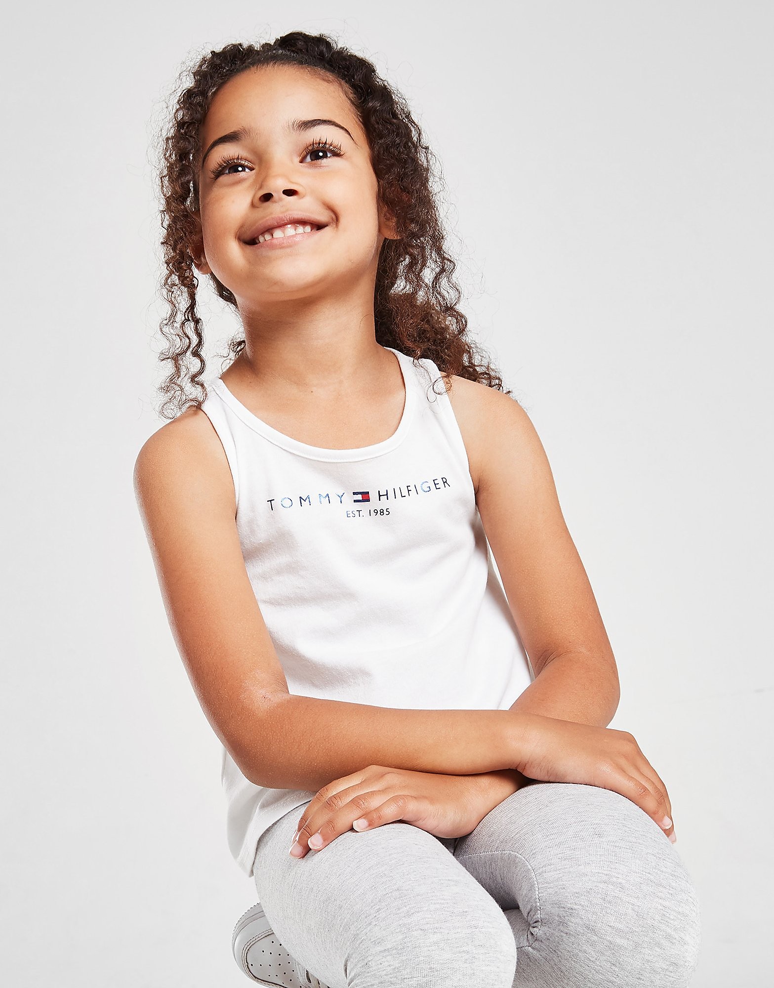 

Tommy Hilfiger Girls' Essential Tank Top Children - White - Kids, White