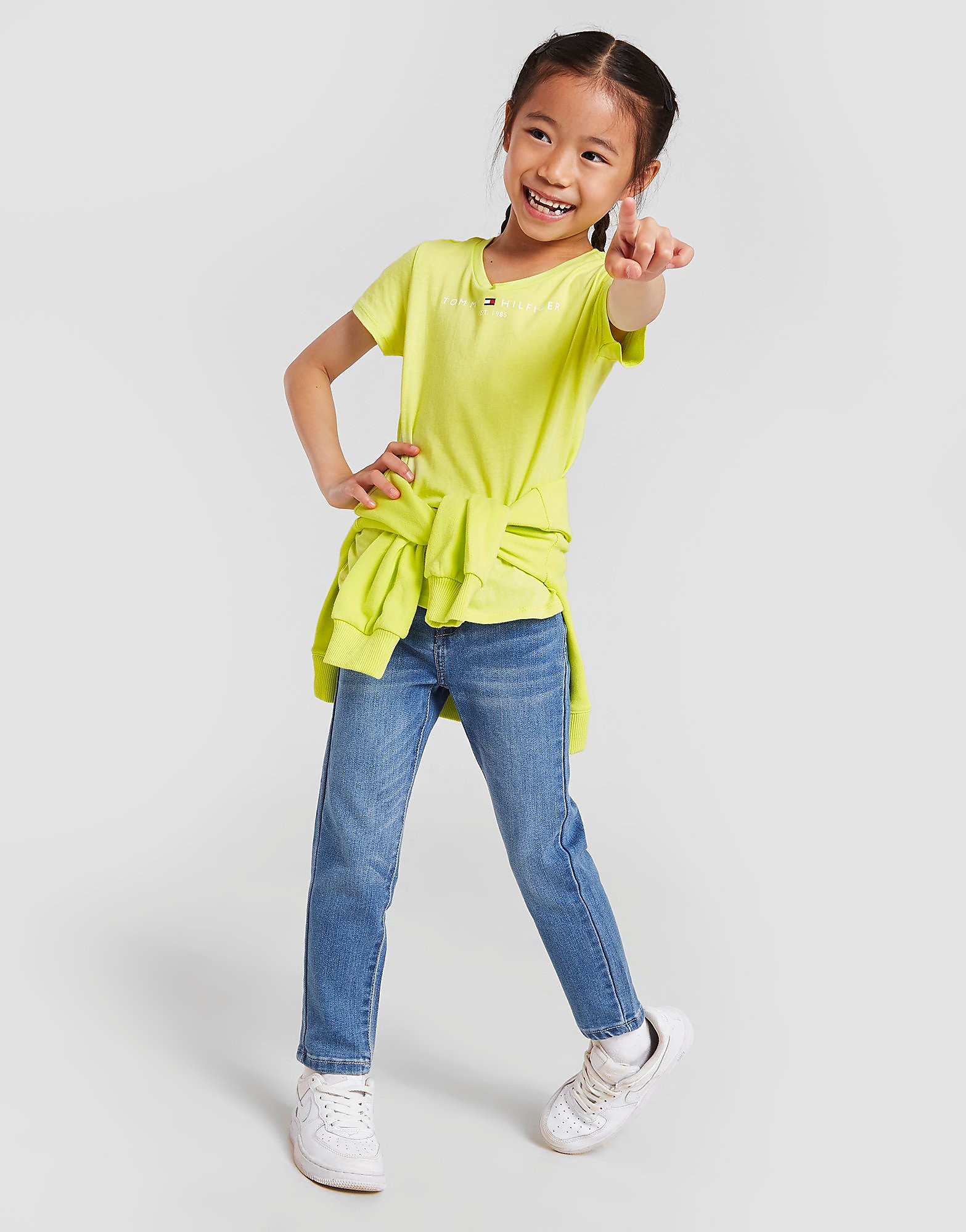

Tommy Hilfiger Girls' Essential T-Shirt Children - Green - Kids, Green