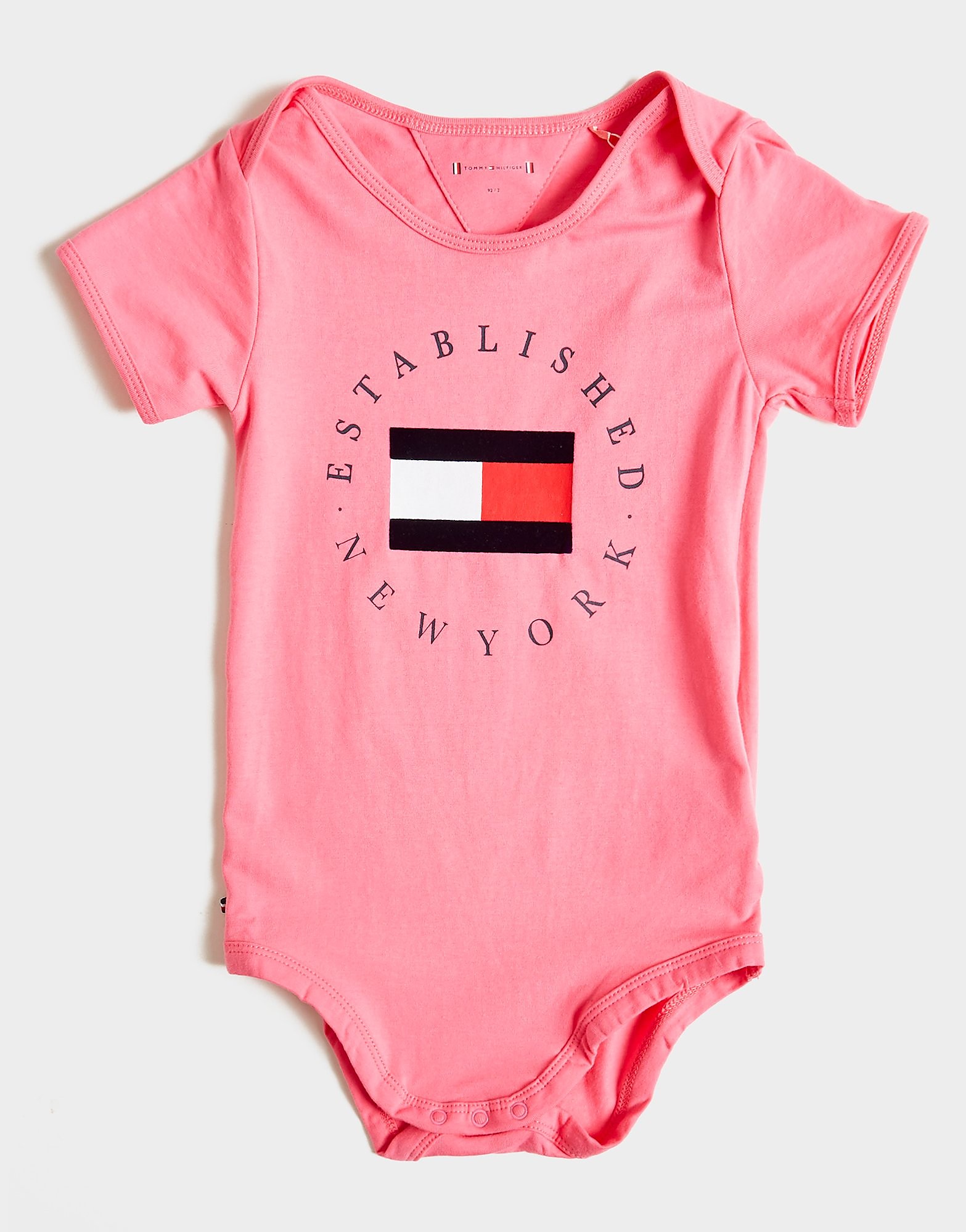 

Tommy Hilfiger Girls' Circle Logo Babygrow Infant - Pink, Pink