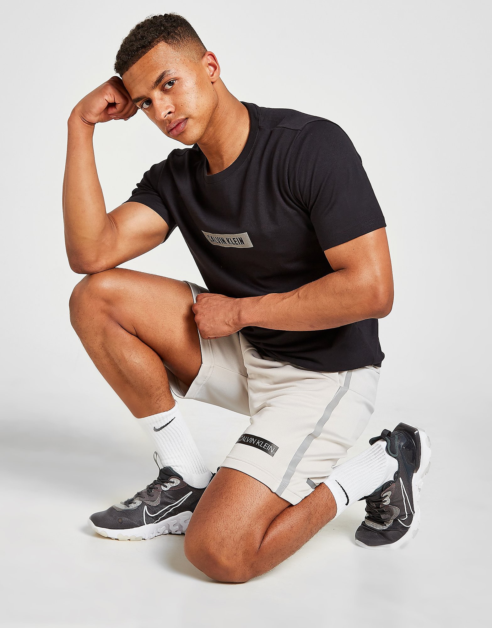 

Calvin Klein Reflective Poly Shorts - Only at JD - Grey - Mens, Grey