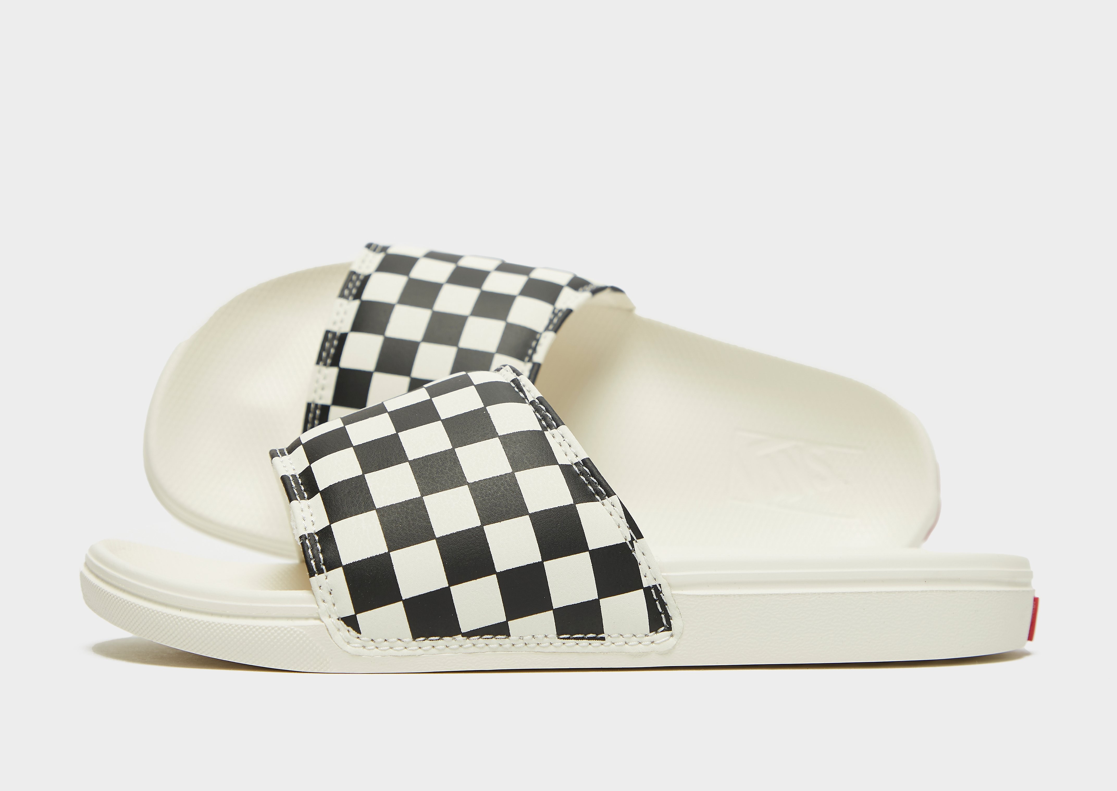 

Vans Checkerboard La Costa Slides Women's - BLACK, BLACK