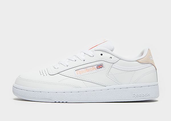 Reebok club c 85 - White / Aura Orange / Ceramic Pink, White / Aura Orange / Ceramic Pink