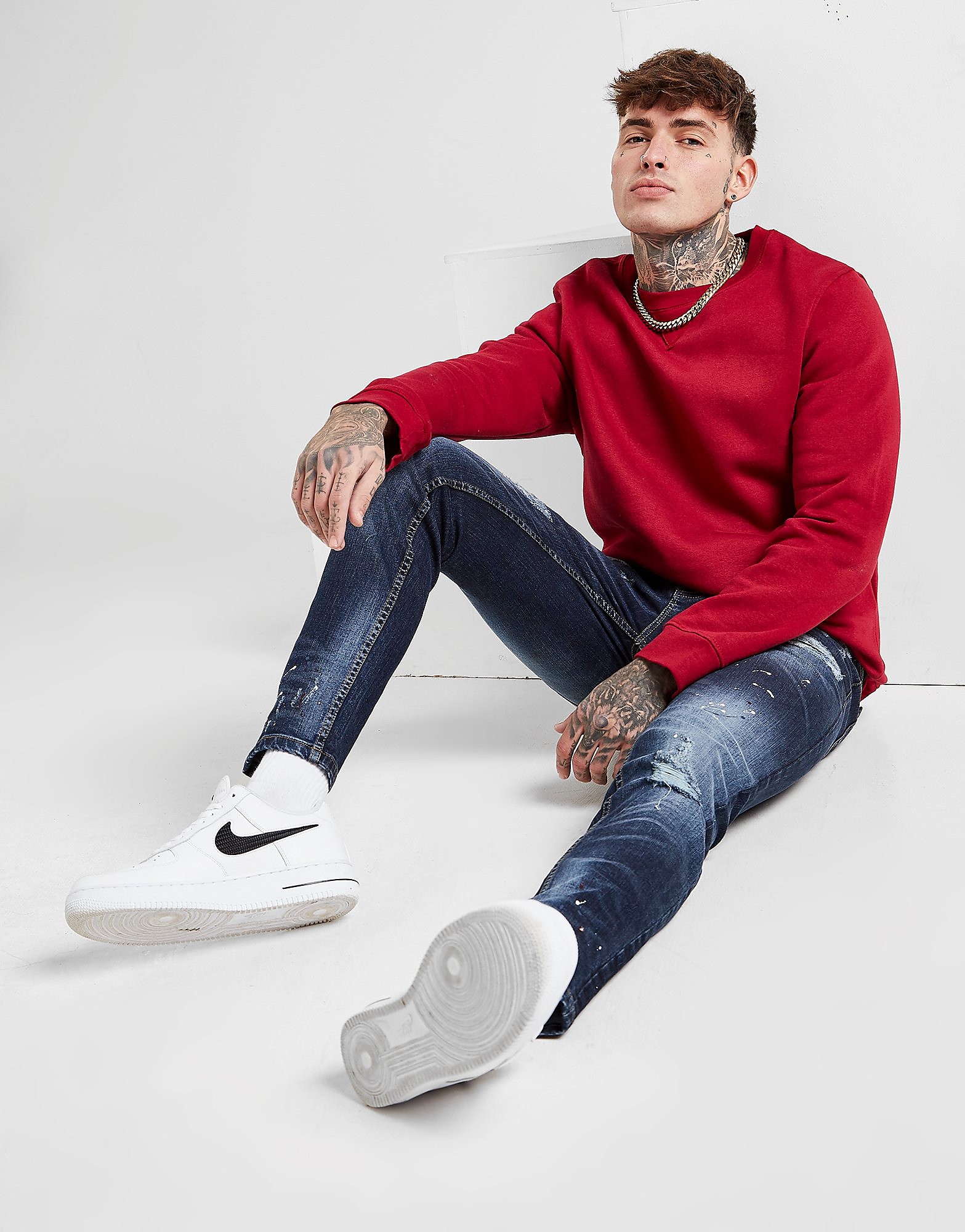 

VALERE Washed Slim Jeans - Only at JD - Blue, Blue
