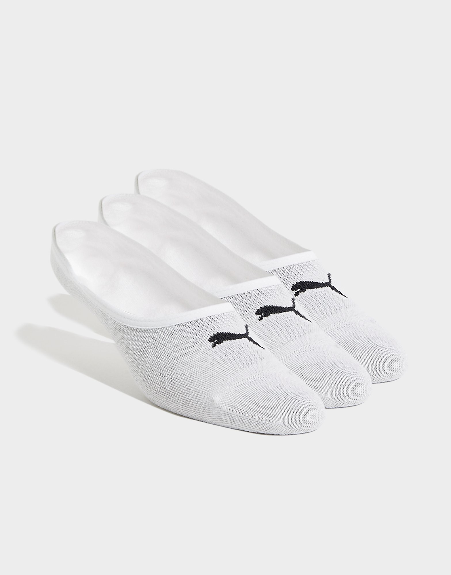 

Puma 3-Pack Invisible Socks - White - Womens, White