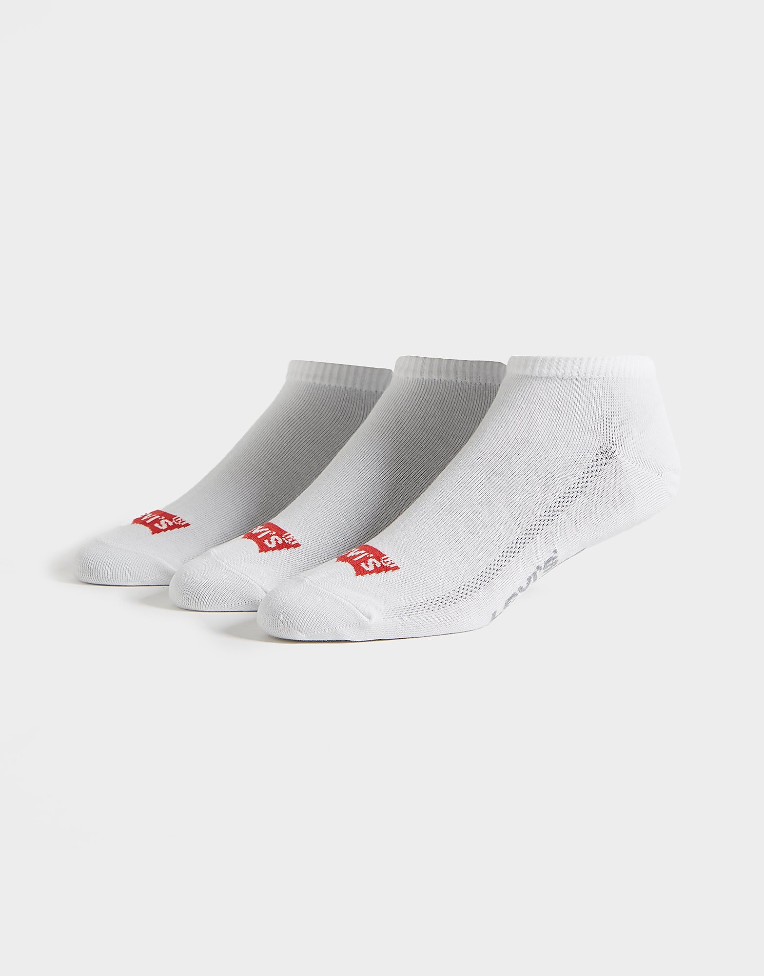 

Levis 3 Pack Low Cut Socks - White - Womens, White