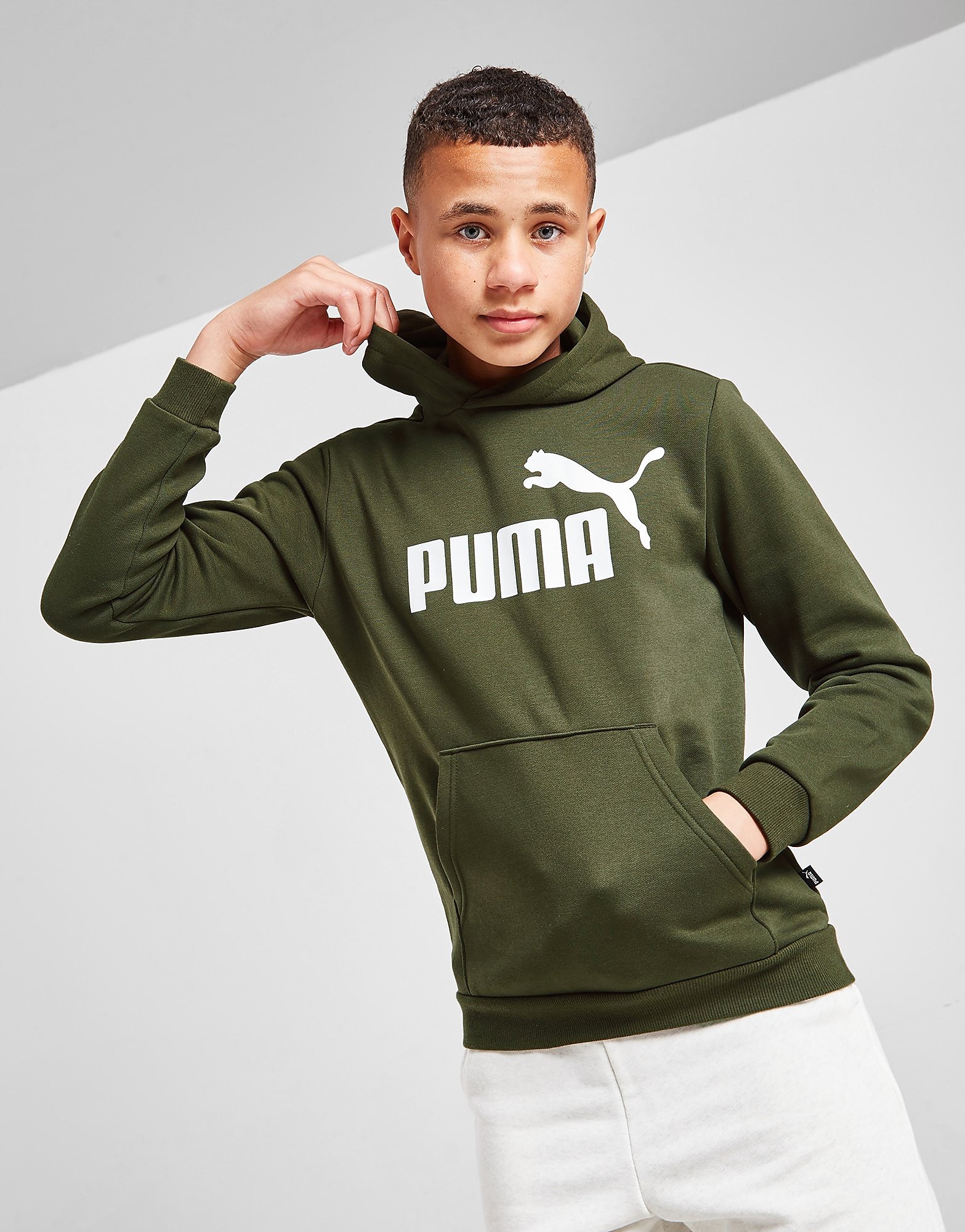 

Puma Core Logo Hoodie Junior - Green - Kids, Green