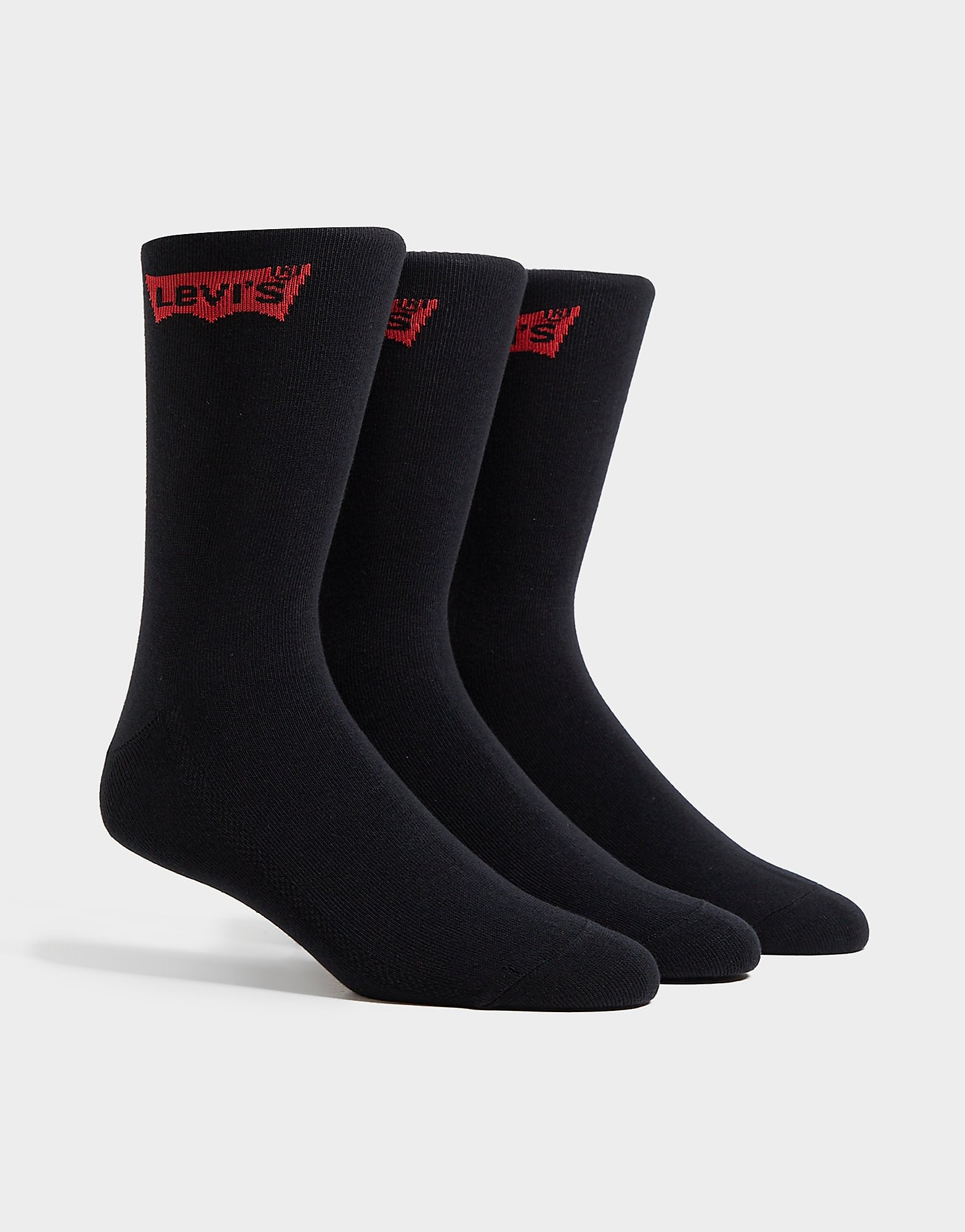 

Levis 3-Pack Regular Cut Socks - Black - Womens, Black