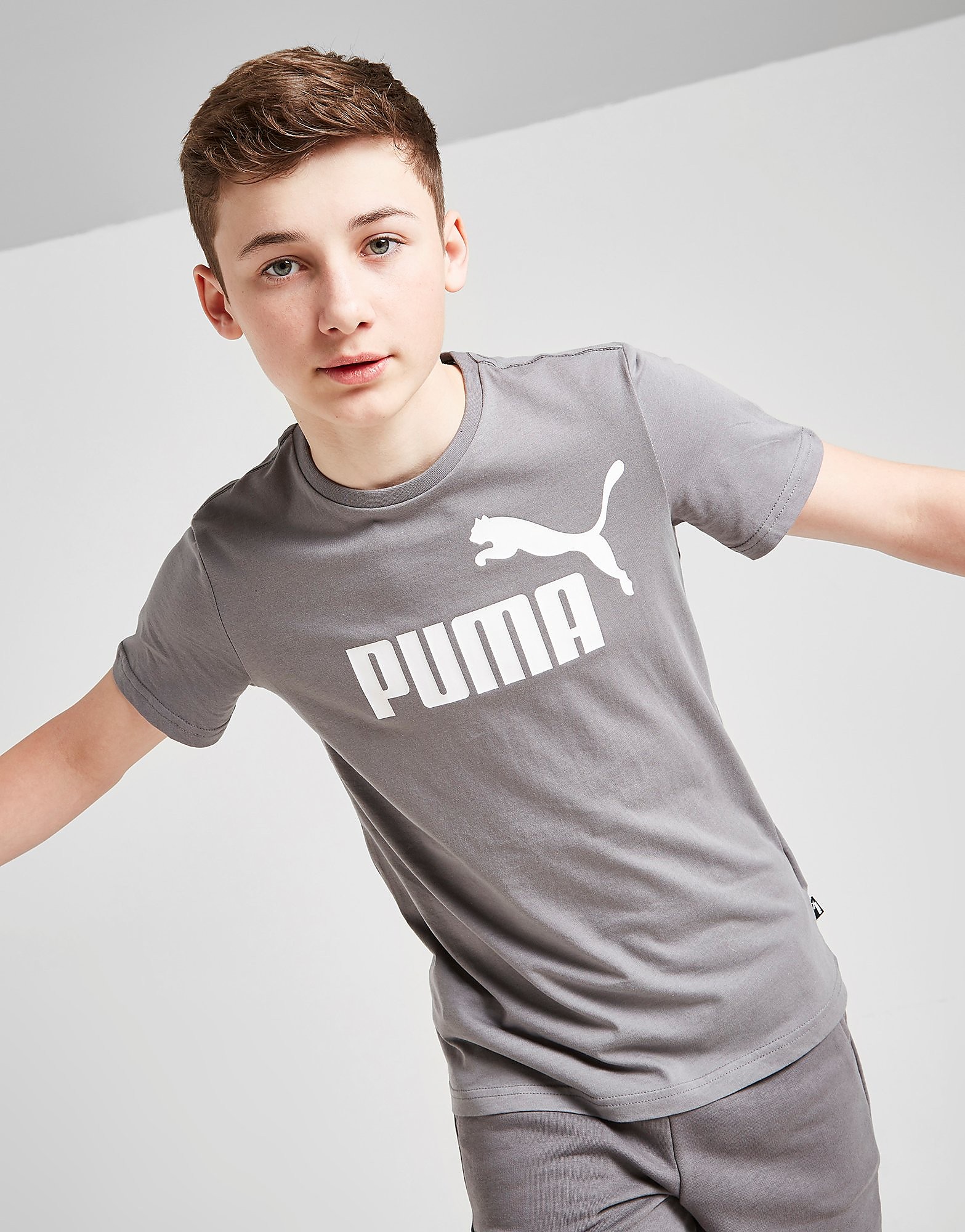

Puma Core Logo T-Shirt Junior - Grey - Kids, Grey
