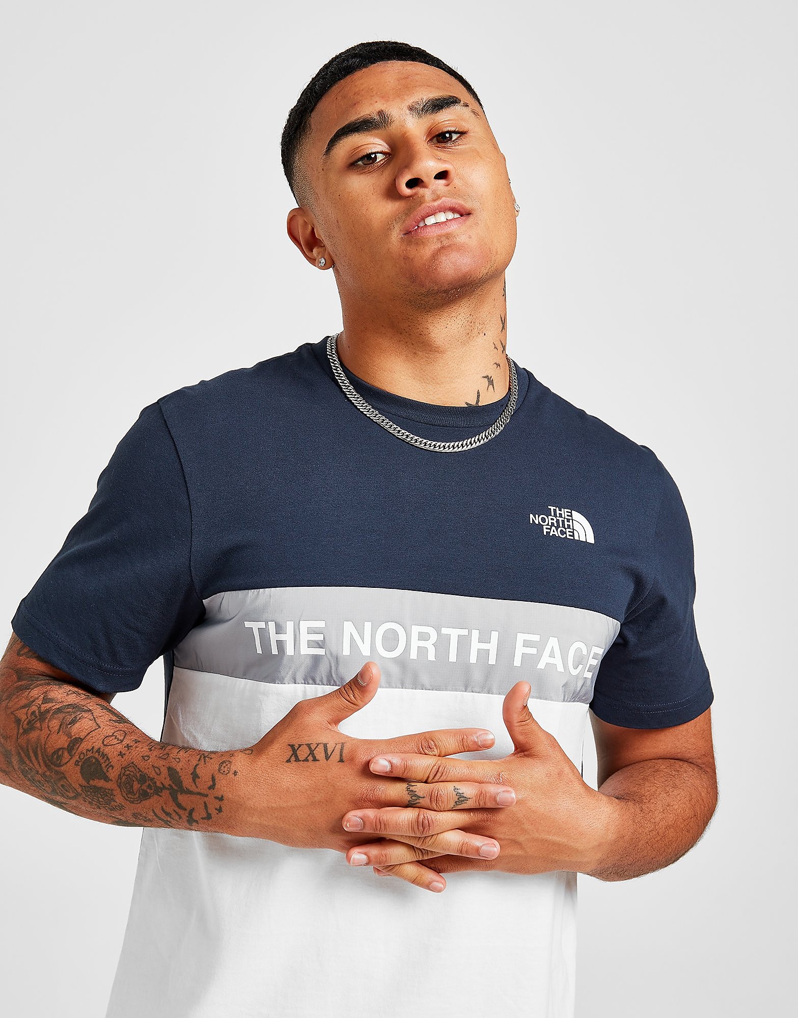 

The North Face Woven Colour Block T-Shirt - Only at JD - Navy - Mens, Navy