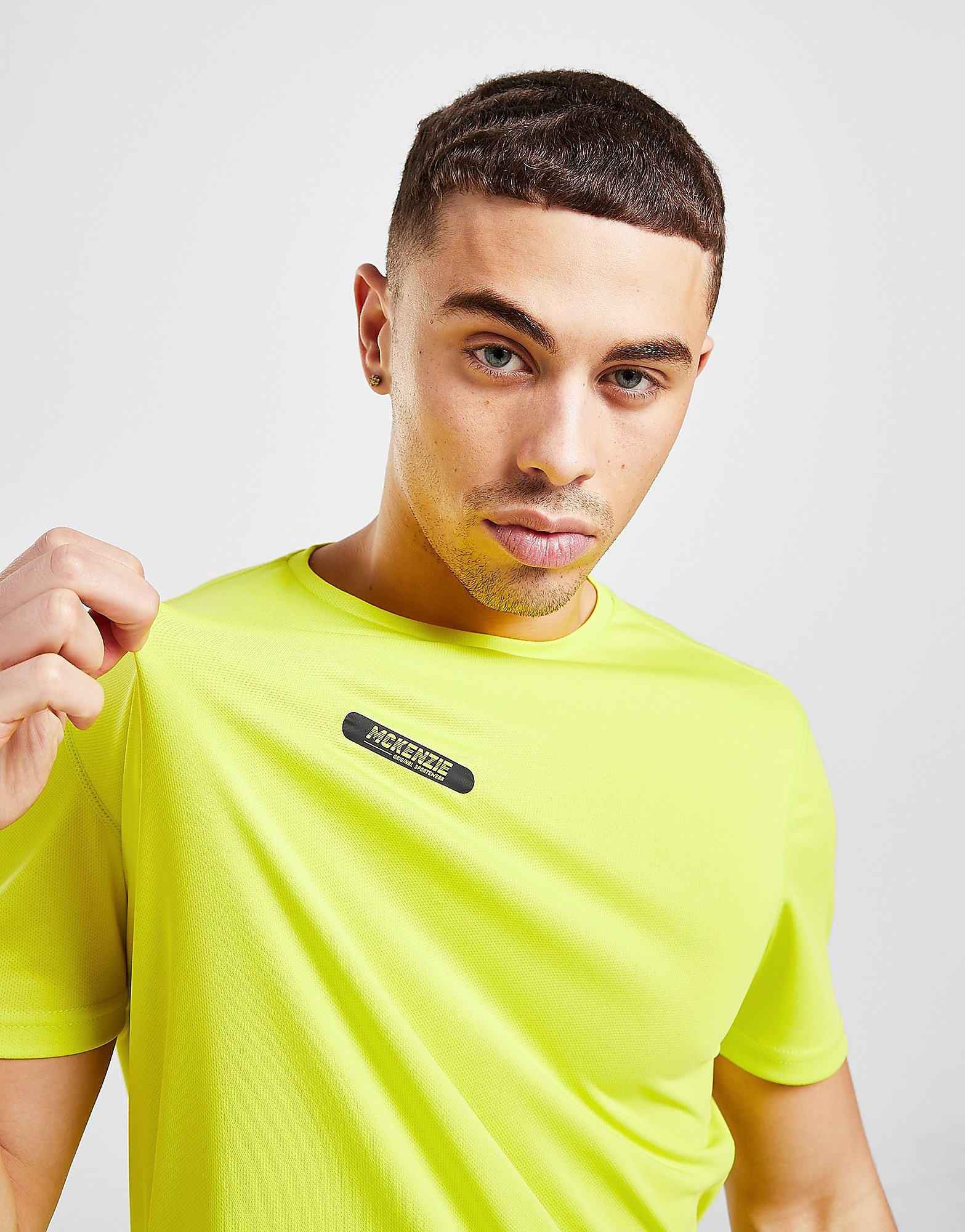 

McKenzie Performance Jolt T-Shirt - Only at JD - Yellow - Mens, Yellow