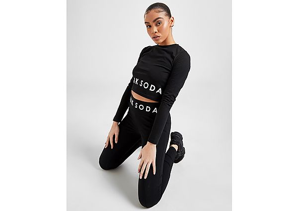 Pink Soda Sport Legging Pin Tuck Femme