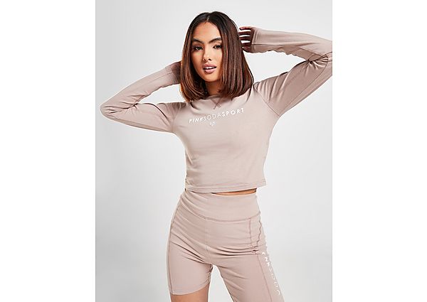 Pink Soda Sport Crop Top Manches Longues Stitch Femme
