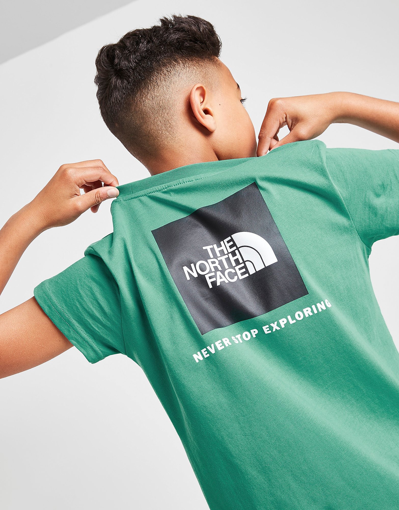 

The North Face Box Back Hit T-Shirt Junior - Only at JD - Green - Kids, Green