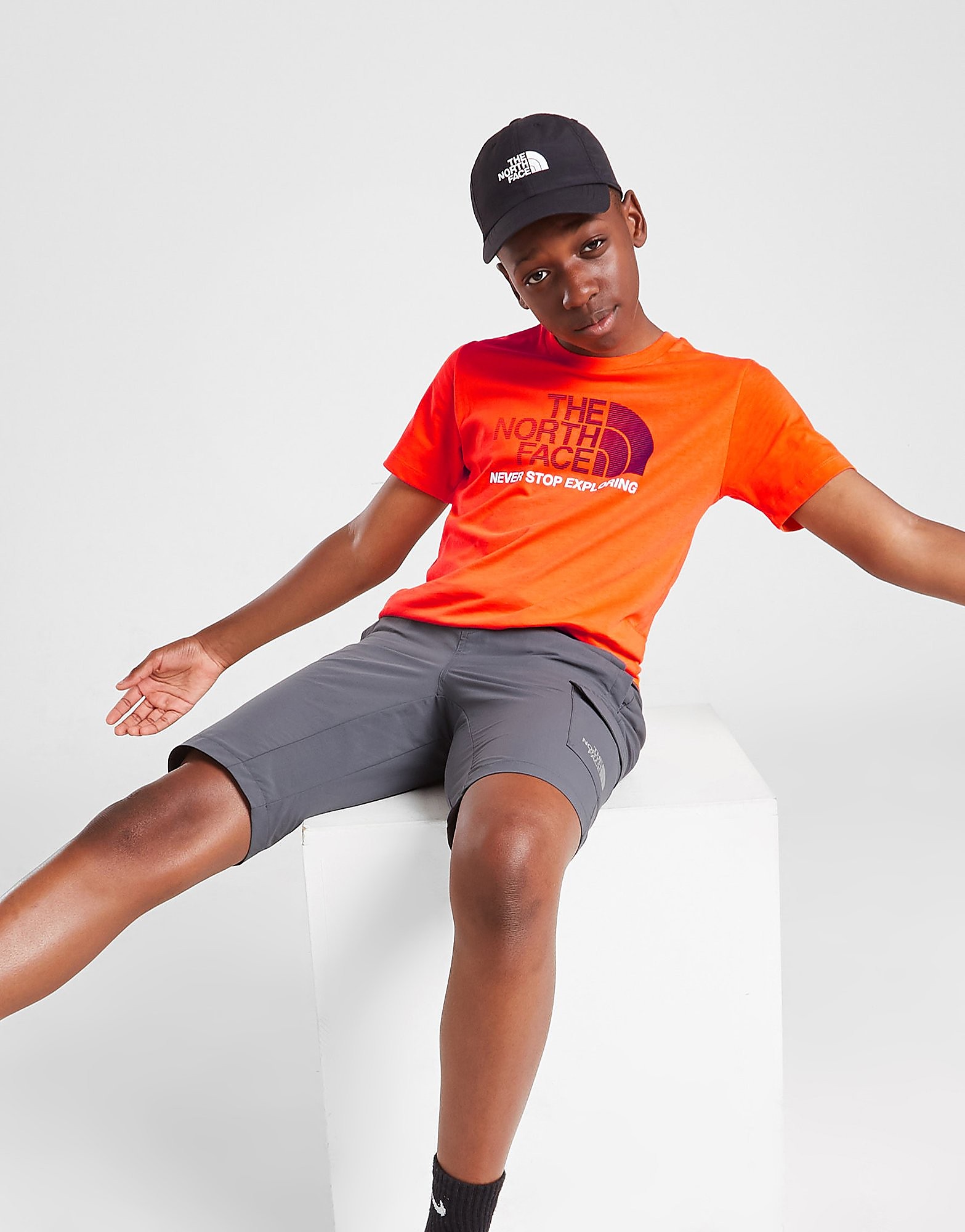 

The North Face Fade Easy T-Shirt Junior - Only at JD - Orange - Kids, Orange