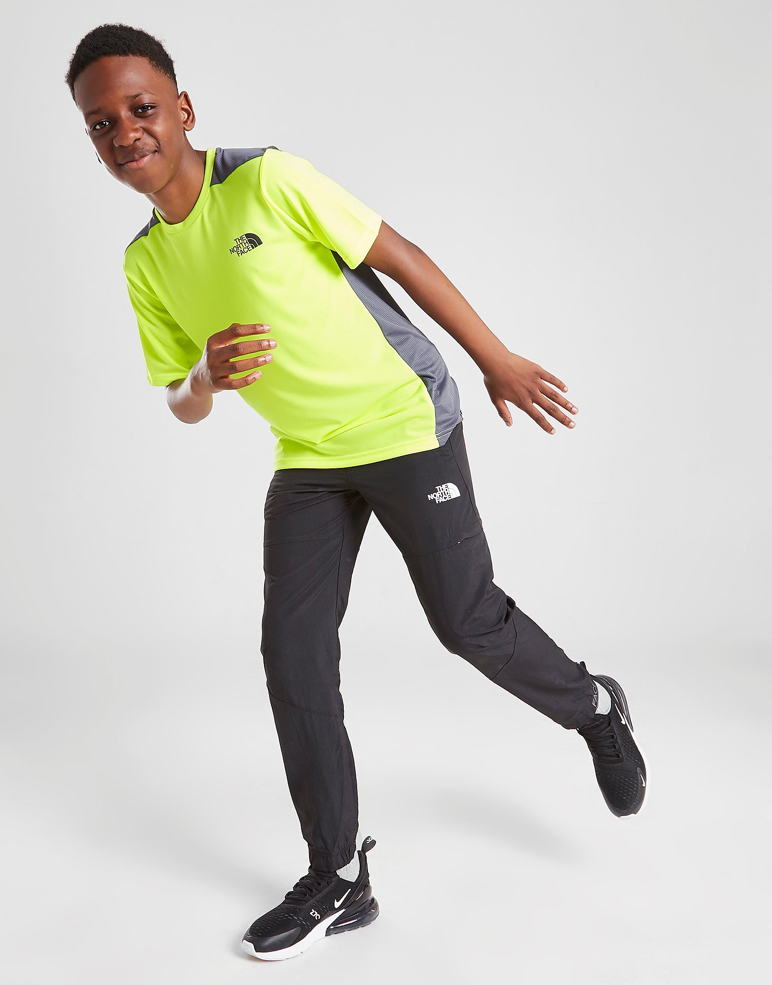 

The North Face Tech Colour Block Poly T-Shirt Junior - Only at JD - Yellow - Kids, Yellow