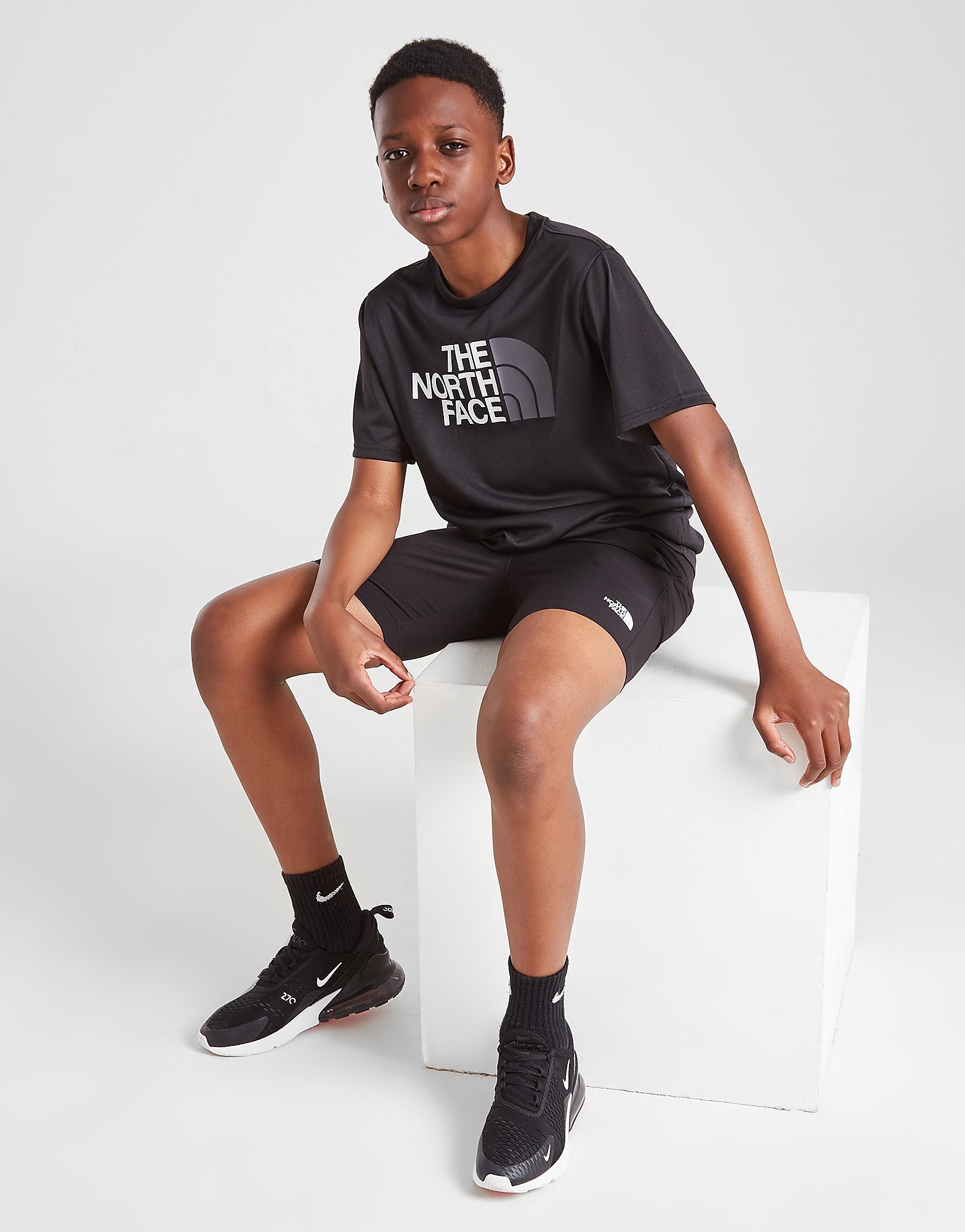

The North Face Reaxion Poly T-Shirt Junior - Only at JD - Black - Kids, Black